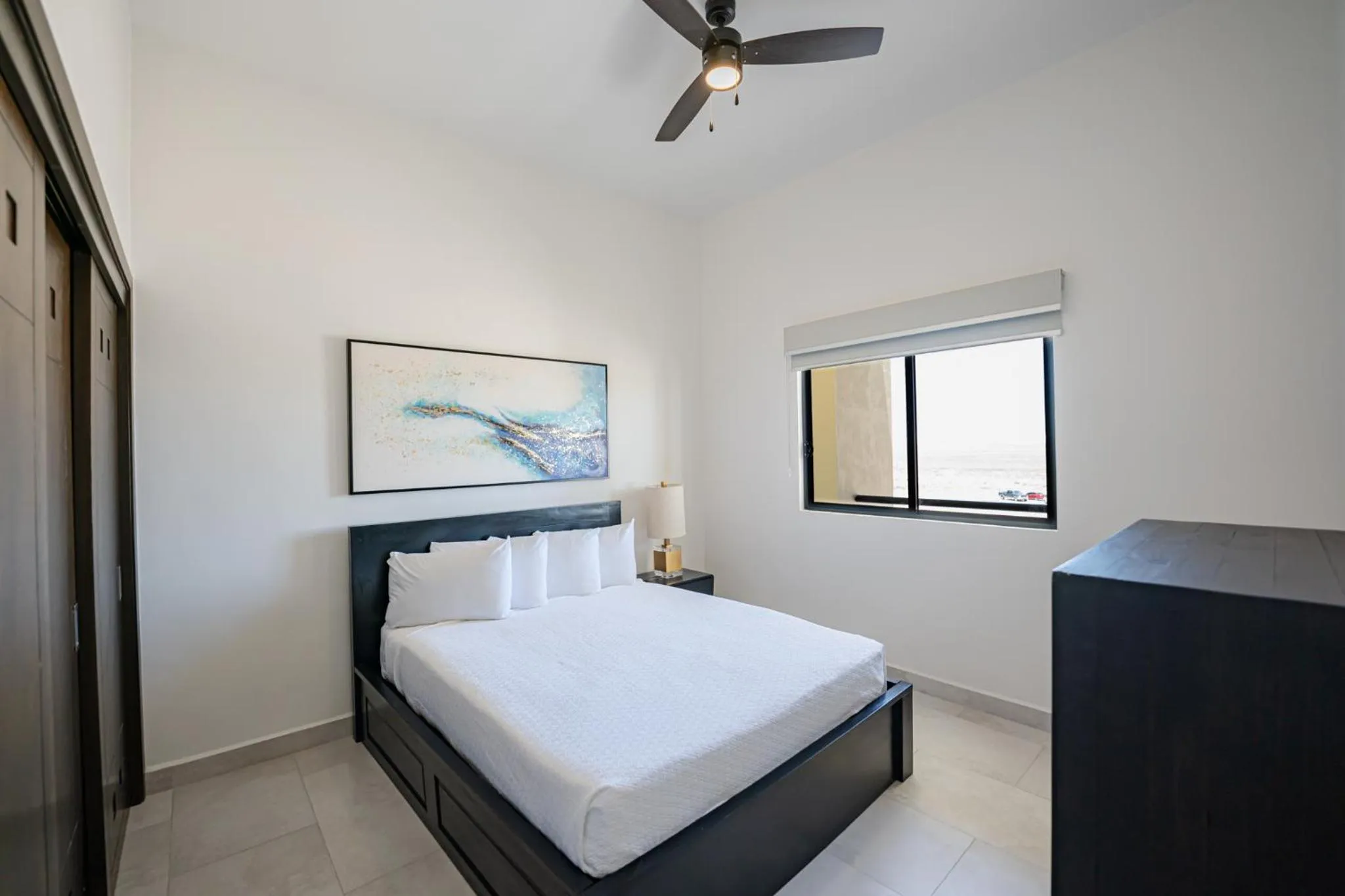 Bed in Laguna Shores Resort