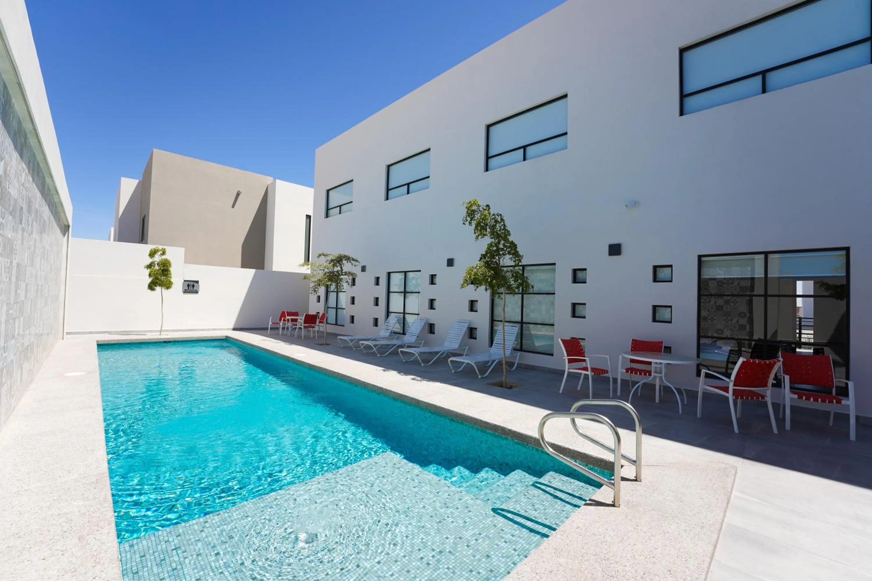 Pool view in Laguna Shores Resort