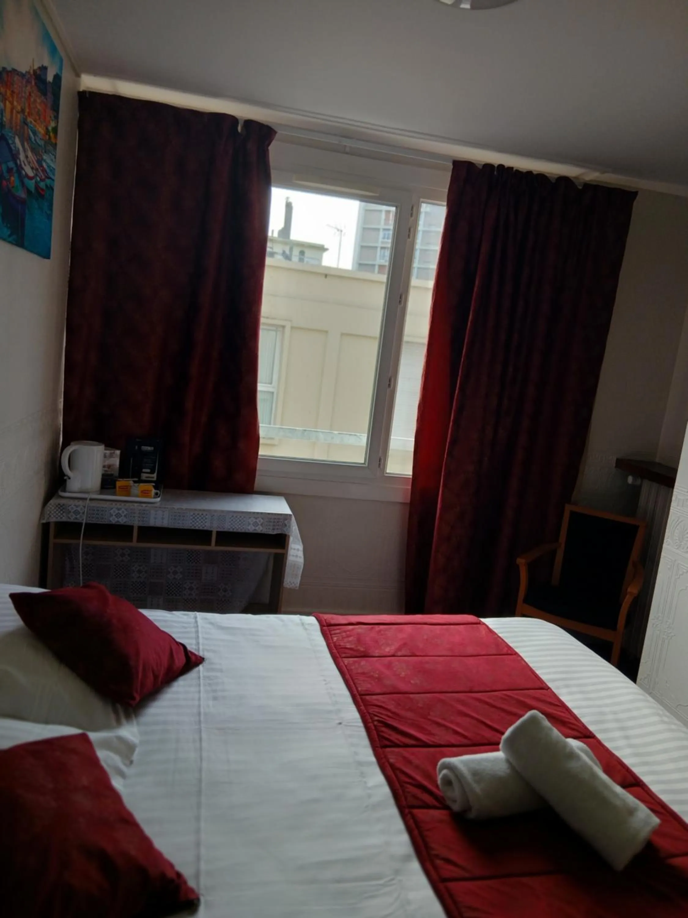 Bed in Hôtel Alexandra Centre Ville