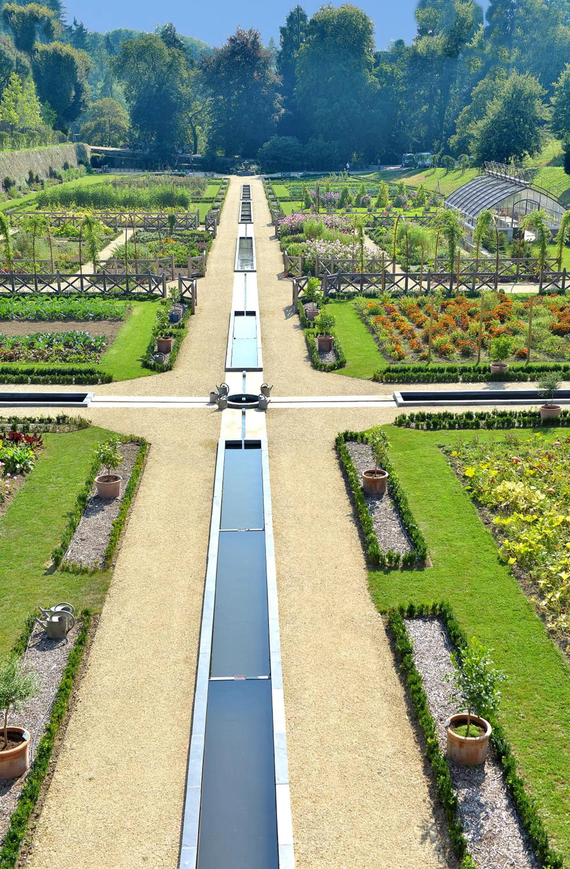 Garden in Chateau Colbert