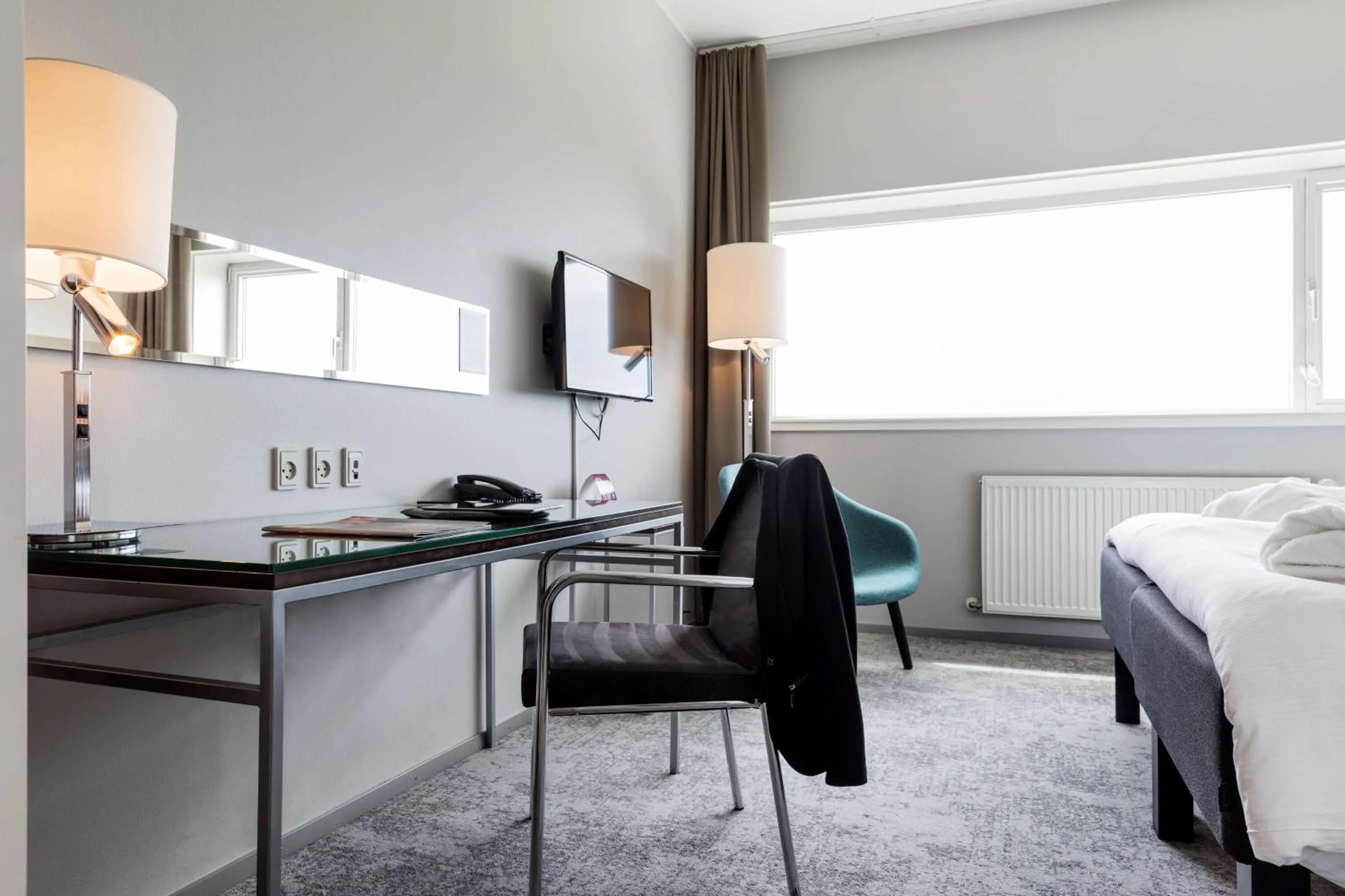 Bedroom, Bed in Scandic Sluseholmen