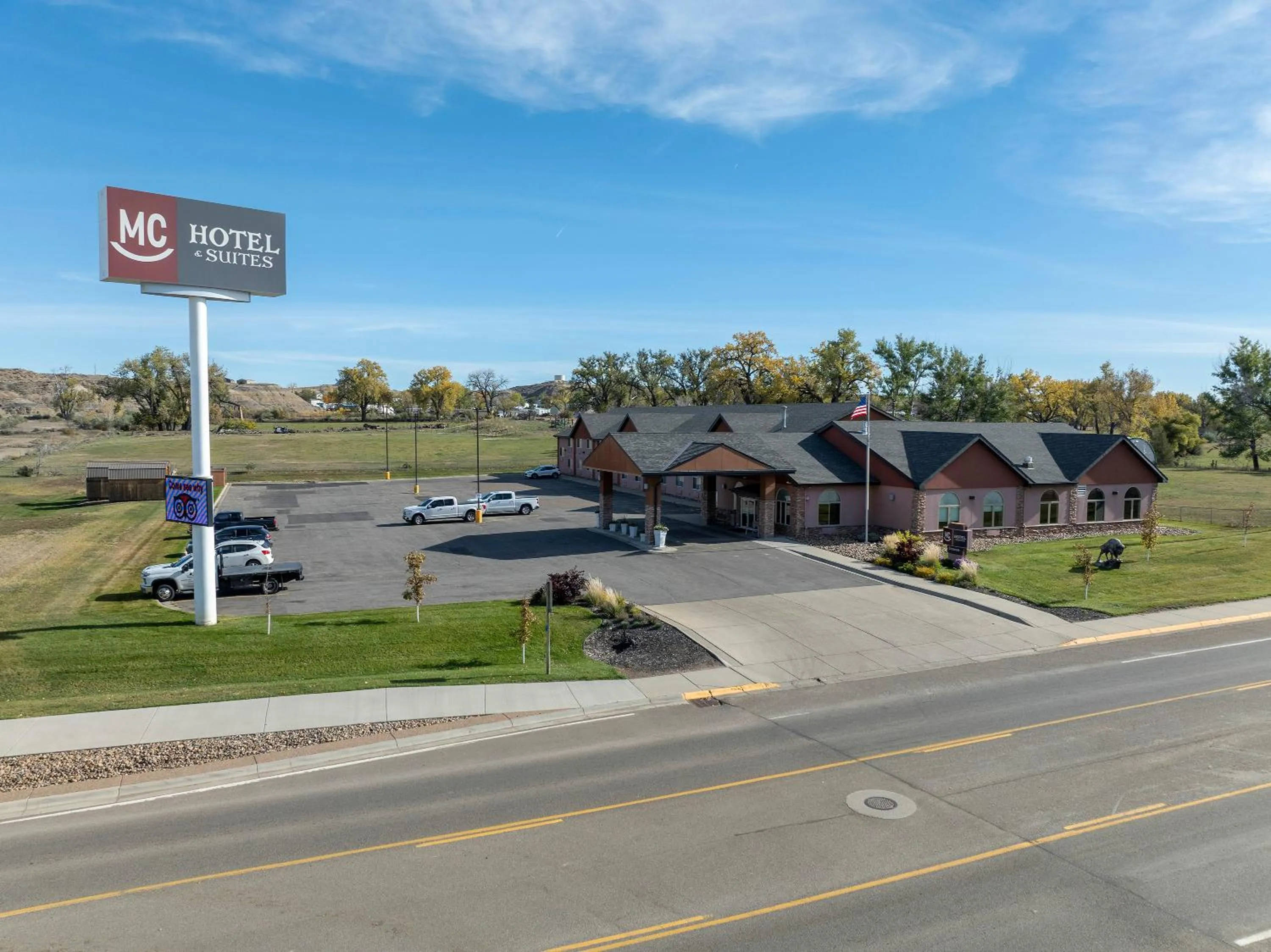 Property building in Miles City Hotel & Suites