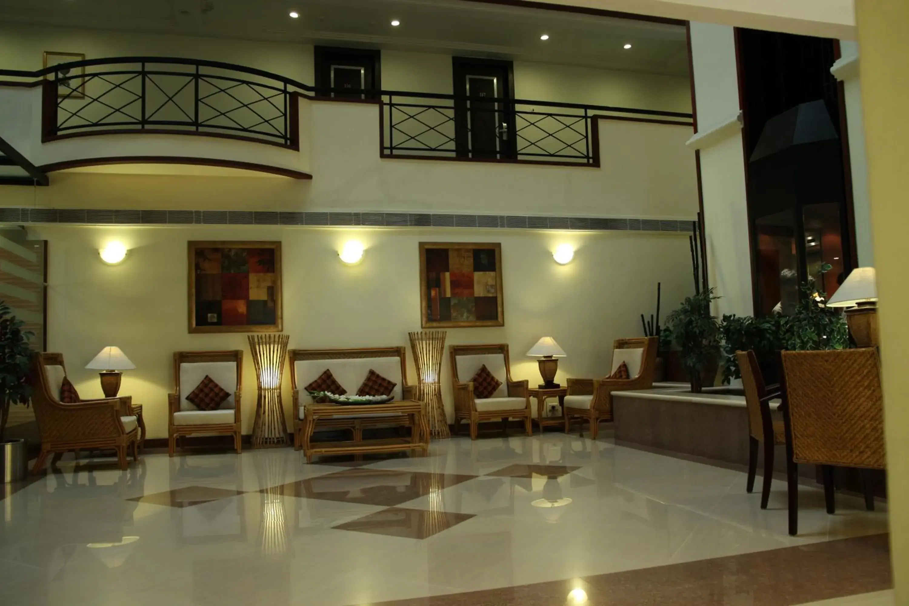 Lobby or reception in The Residency Karur Lobby or reception in The Residency Karur