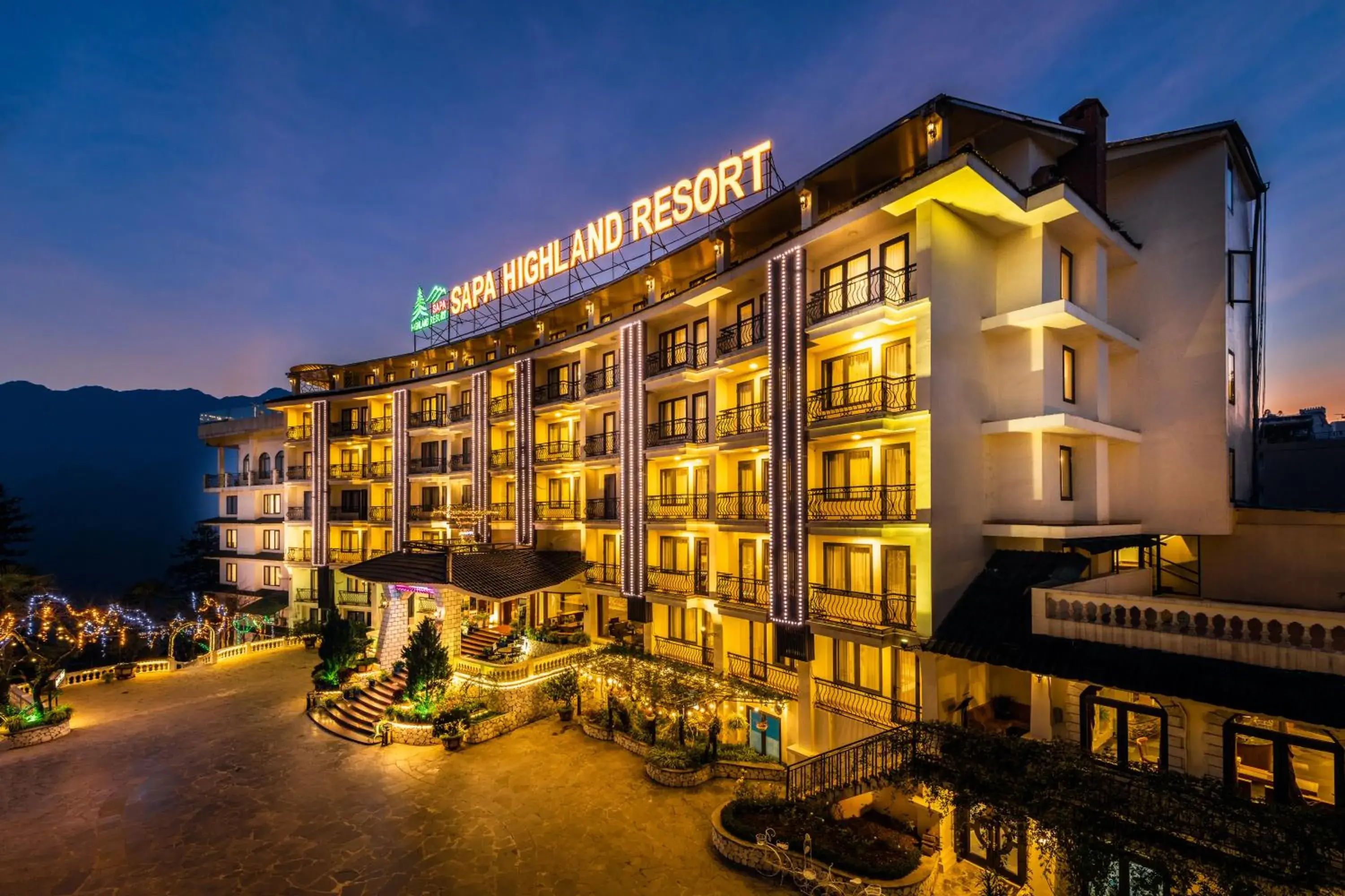 Property building in Sapa Highland Resort & Spa Property building in Sapa Highland Resort & Spa