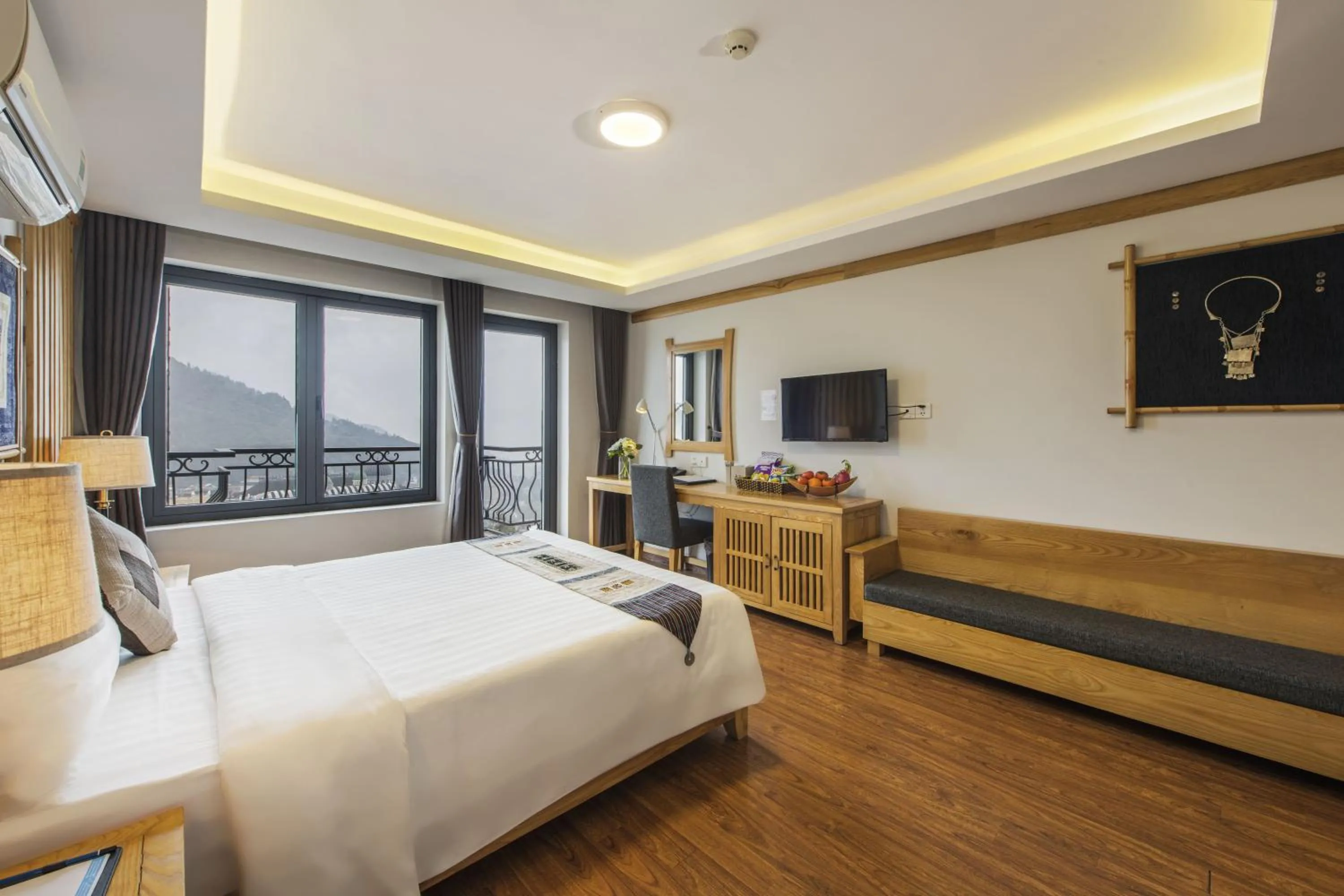 Bed in Sapa Highland Resort & Spa