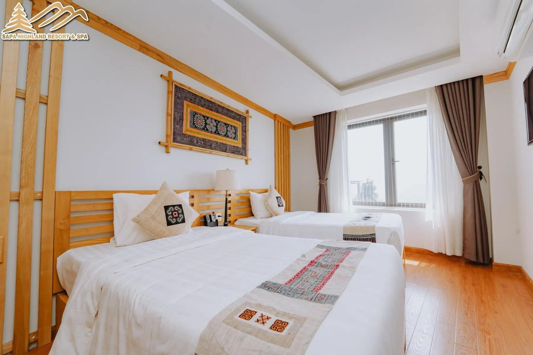 Bed in Sapa Highland Resort & Spa