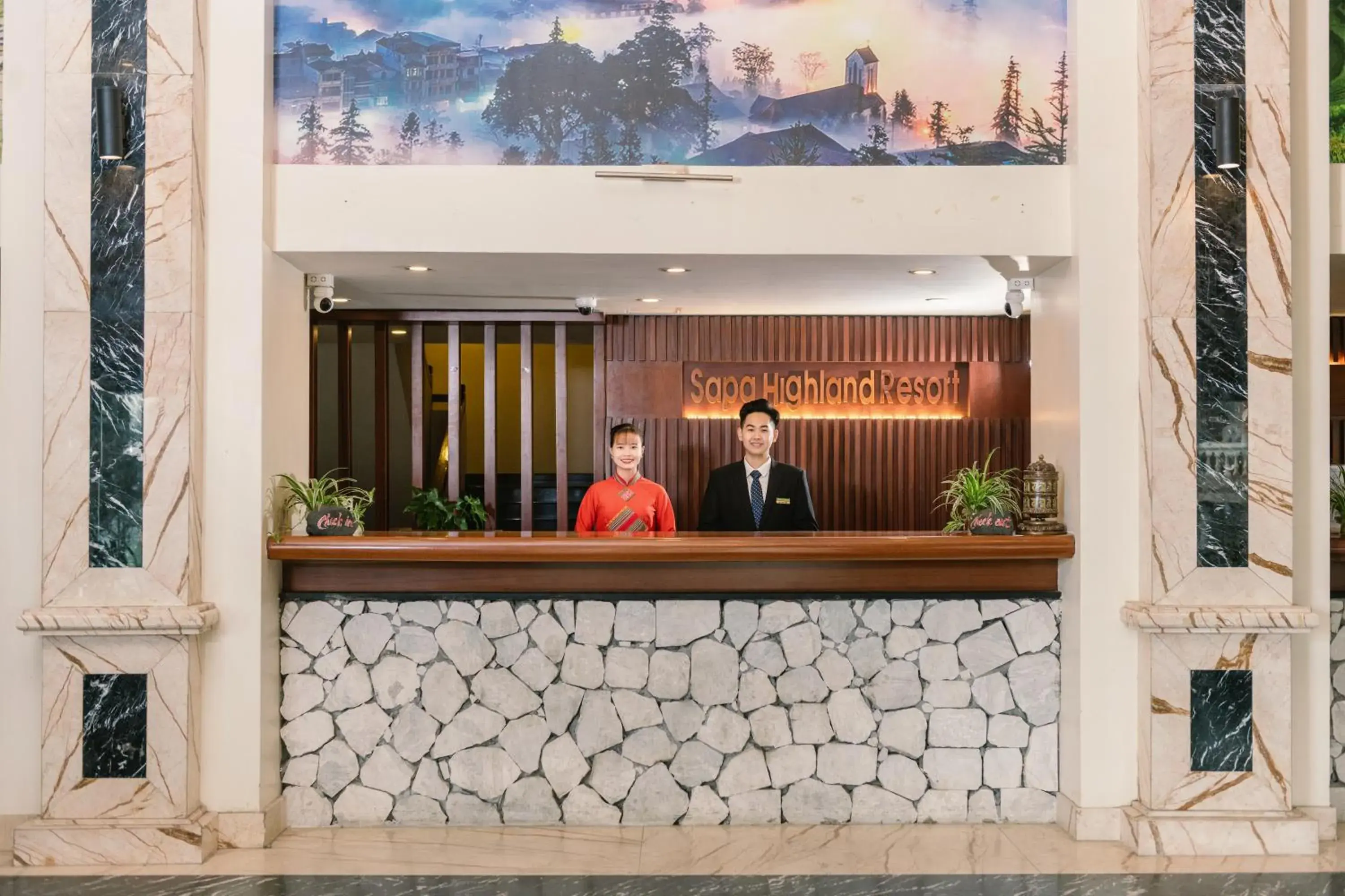 Lobby or reception in Sapa Highland Resort & Spa Lobby or reception in Sapa Highland Resort & Spa
