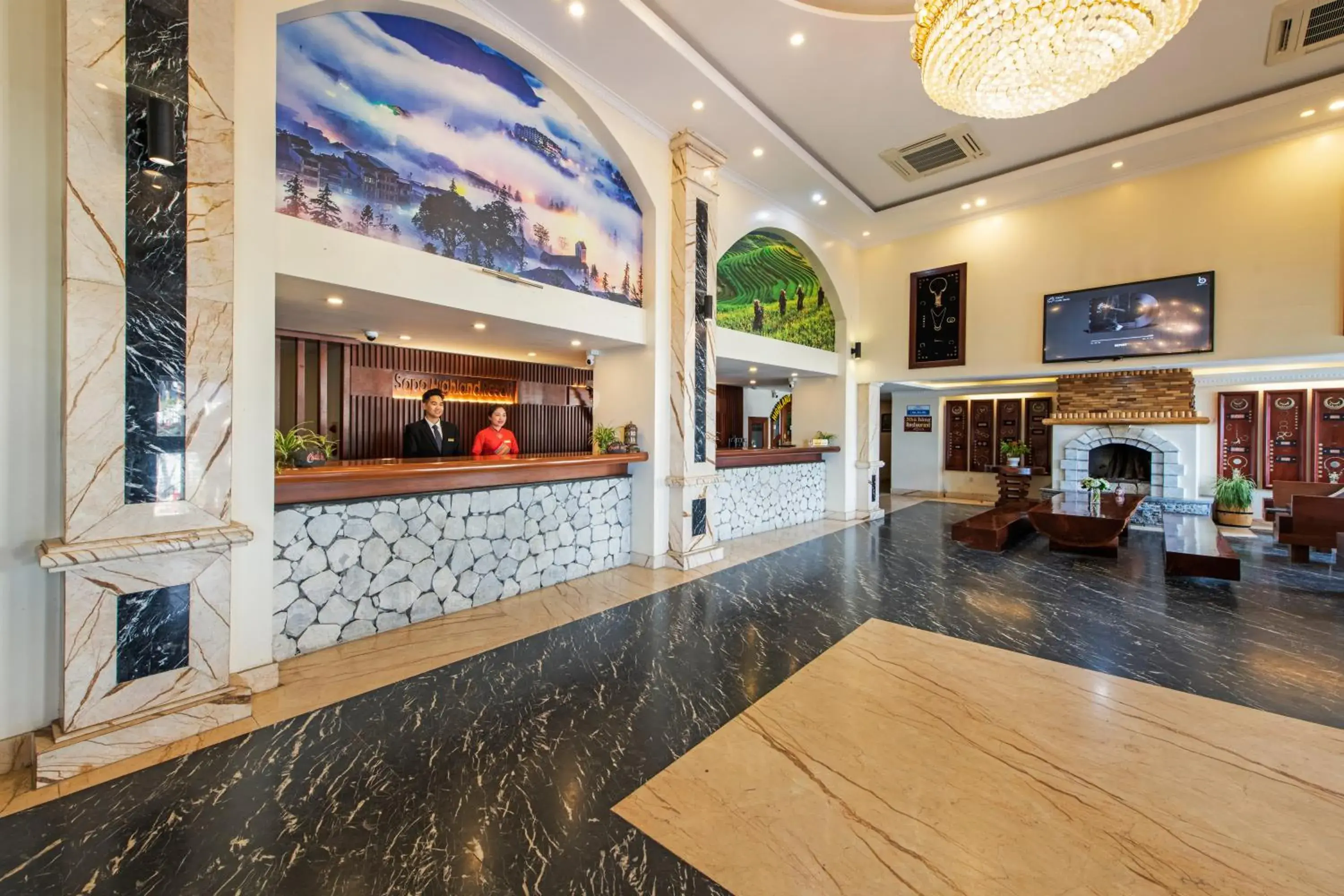 Lobby or reception in Sapa Highland Resort & Spa Lobby or reception in Sapa Highland Resort & Spa