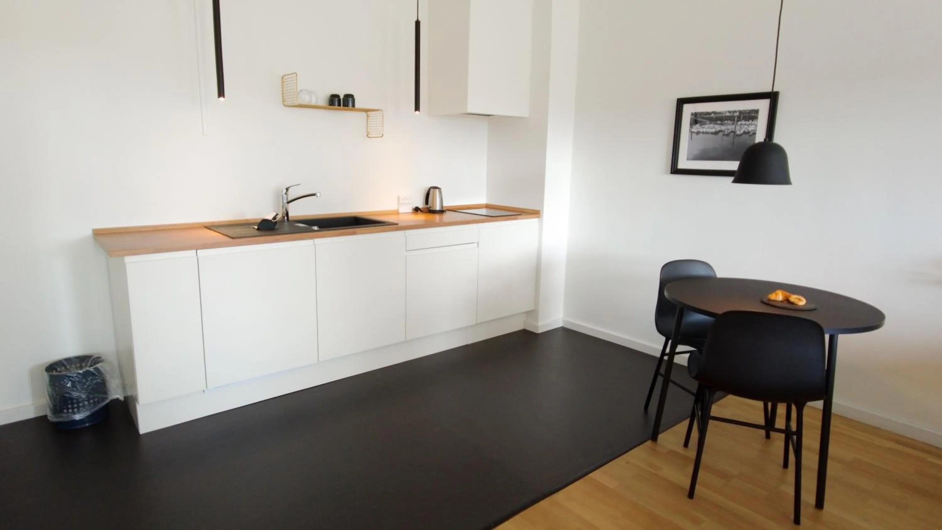 Kitchen or kitchenette in Hotel Marina