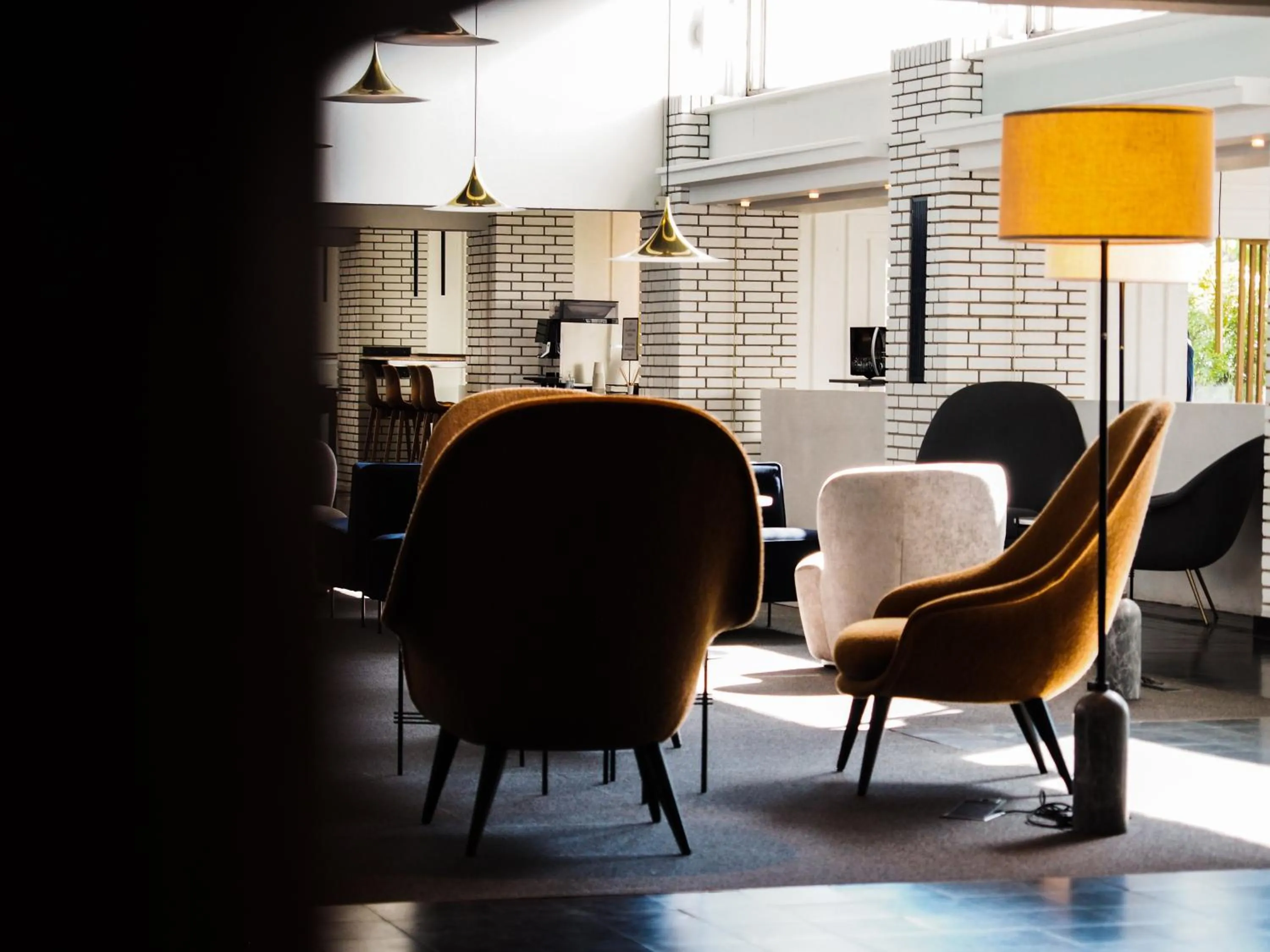 Communal lounge/ TV room in Hotel Marina