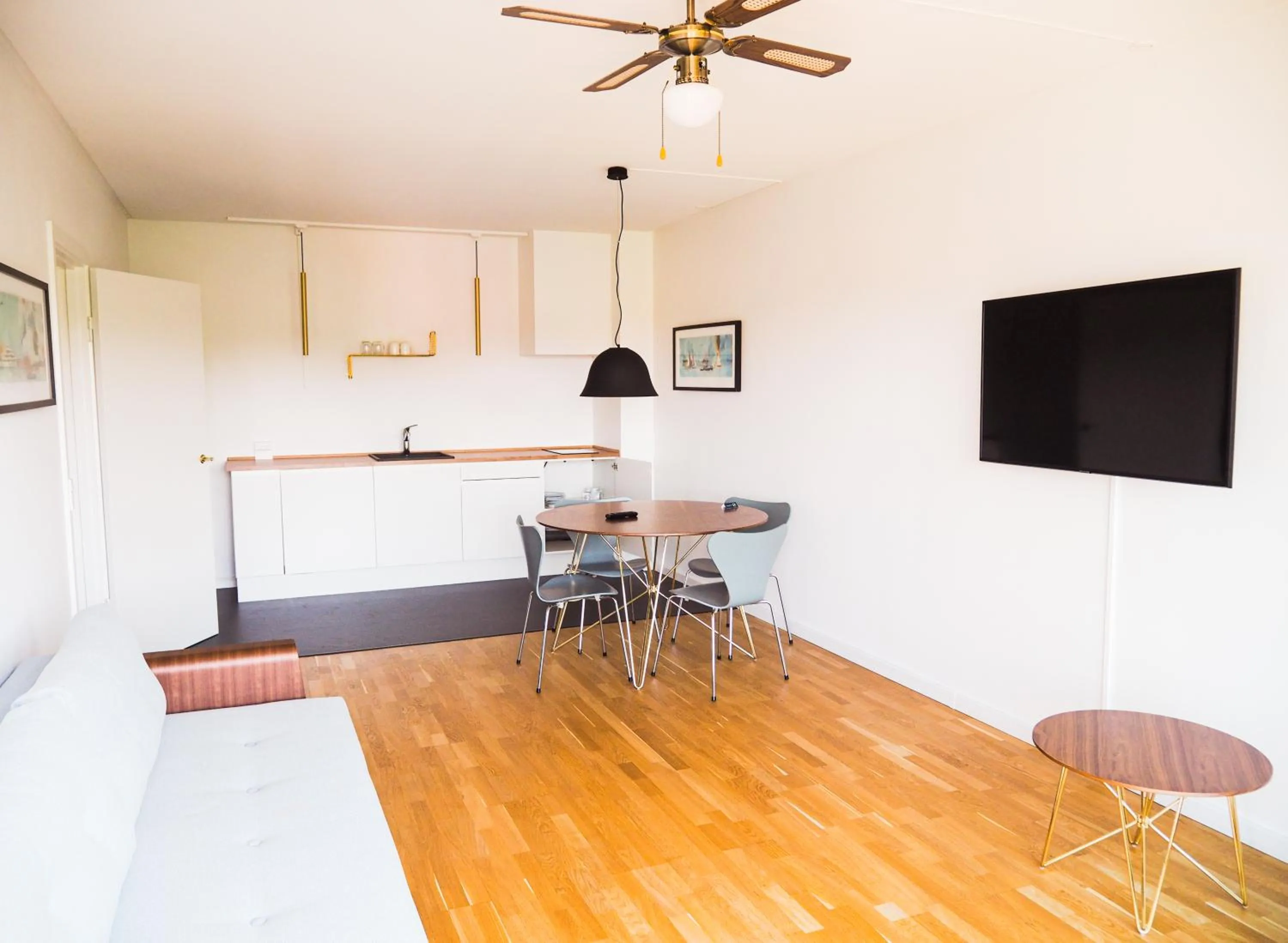 Kitchen or kitchenette in Hotel Marina