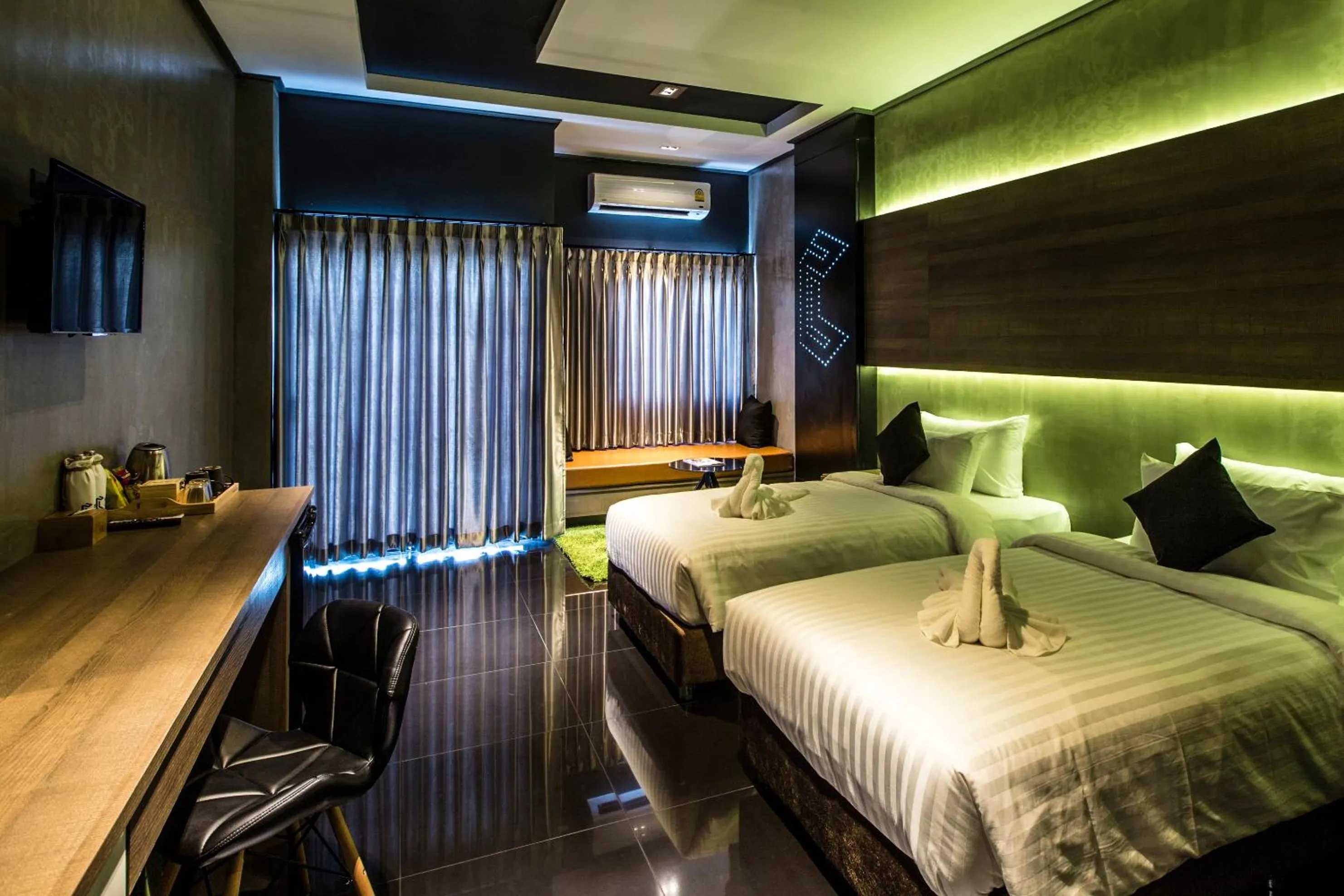 Photo of the whole room, Bed in Cresco Hotel Buriram