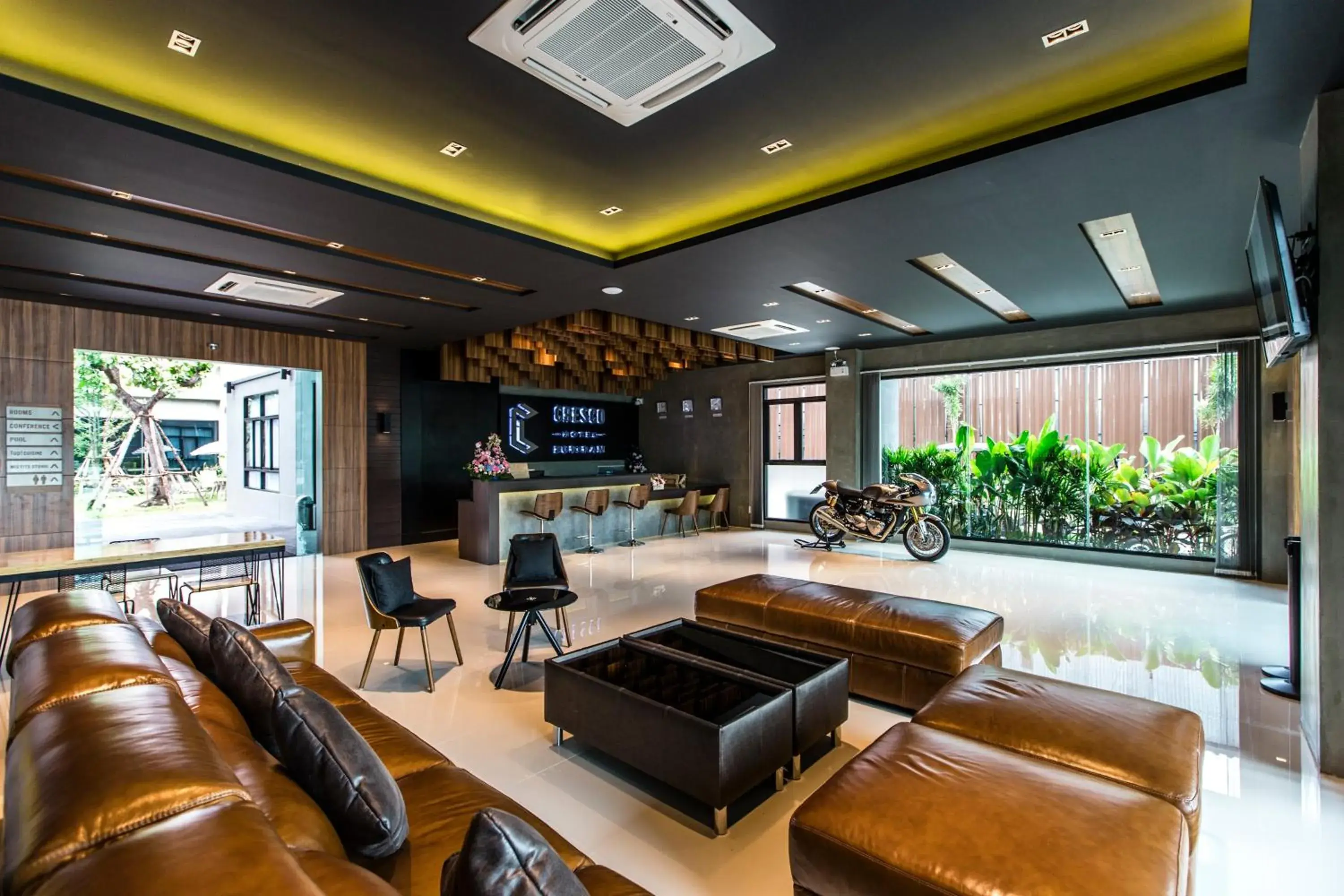 Lobby or reception in Cresco Hotel Buriram Lobby or reception in Cresco Hotel Buriram