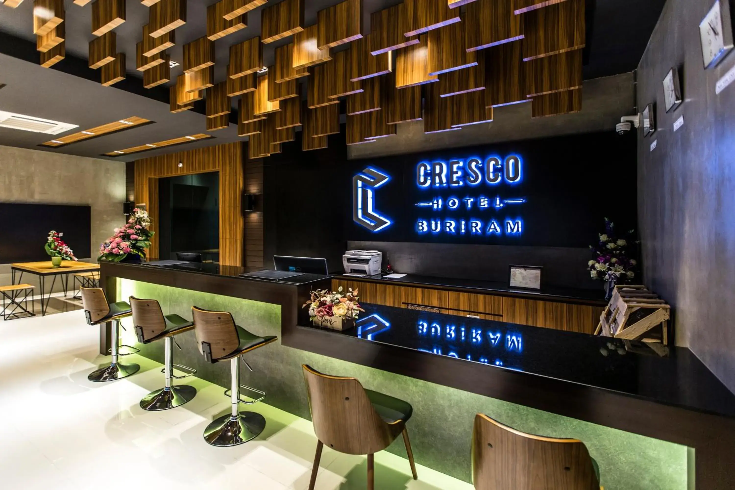 Lobby or reception in Cresco Hotel Buriram Lobby or reception in Cresco Hotel Buriram