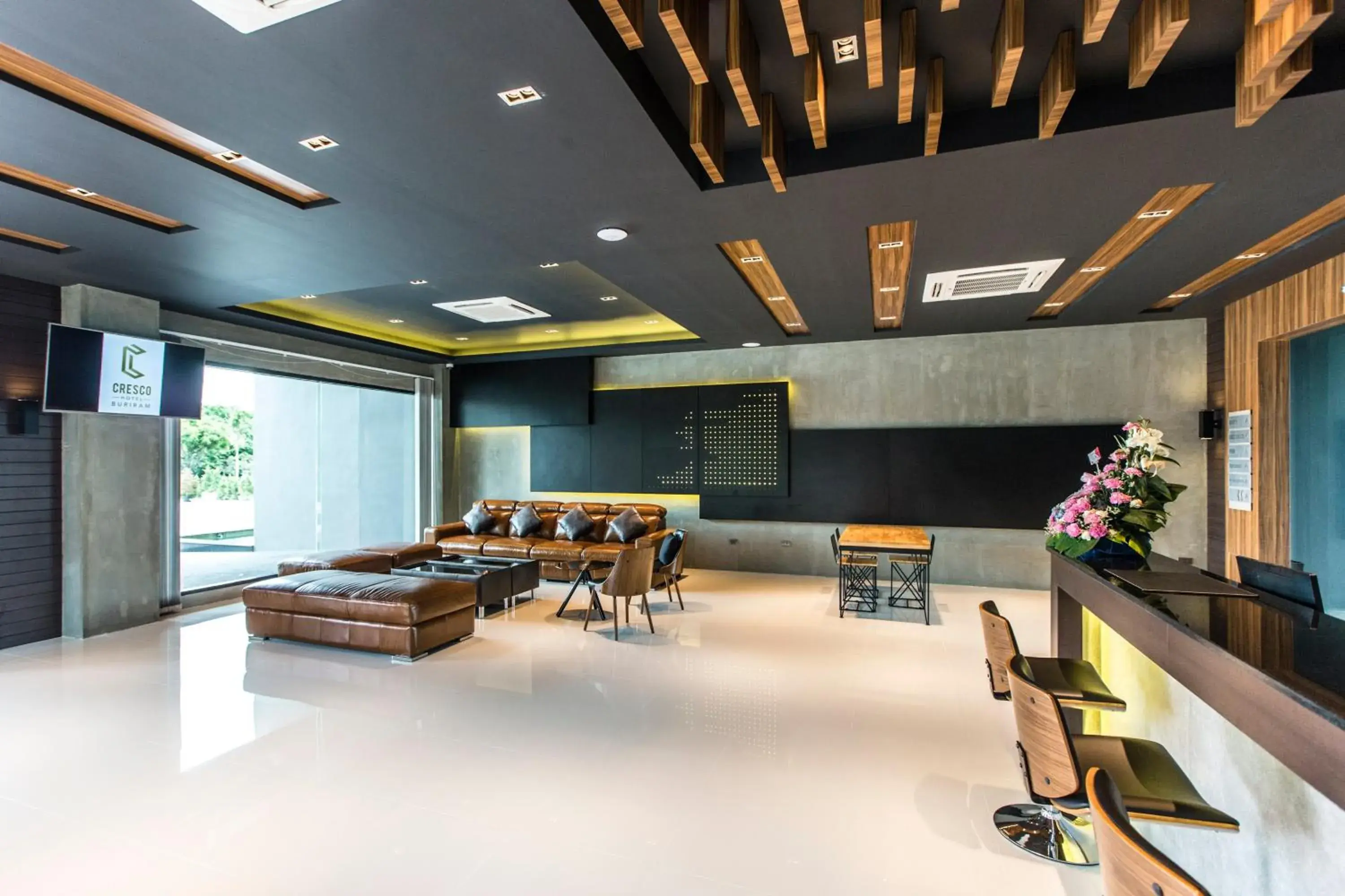 Lobby or reception in Cresco Hotel Buriram Lobby or reception in Cresco Hotel Buriram