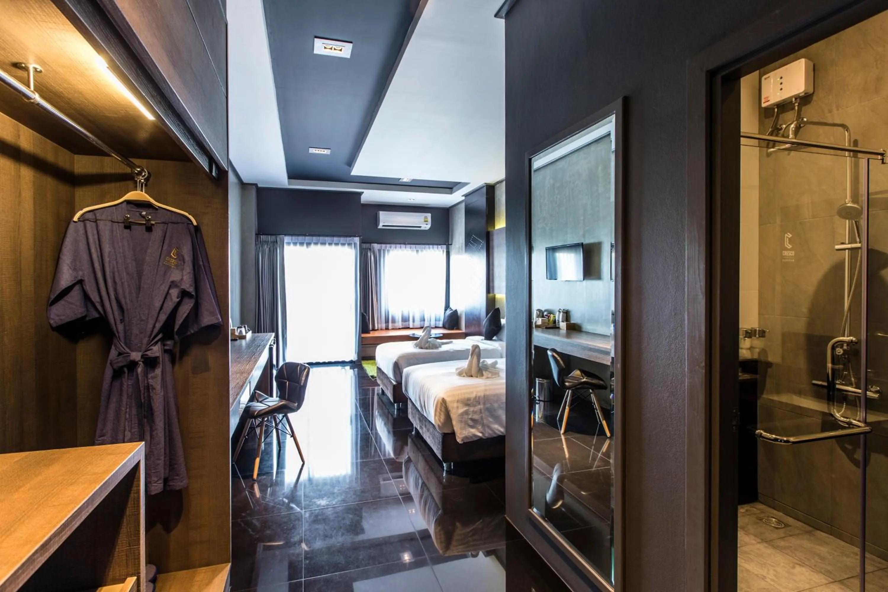 Photo of the whole room, Bed in Cresco Hotel Buriram