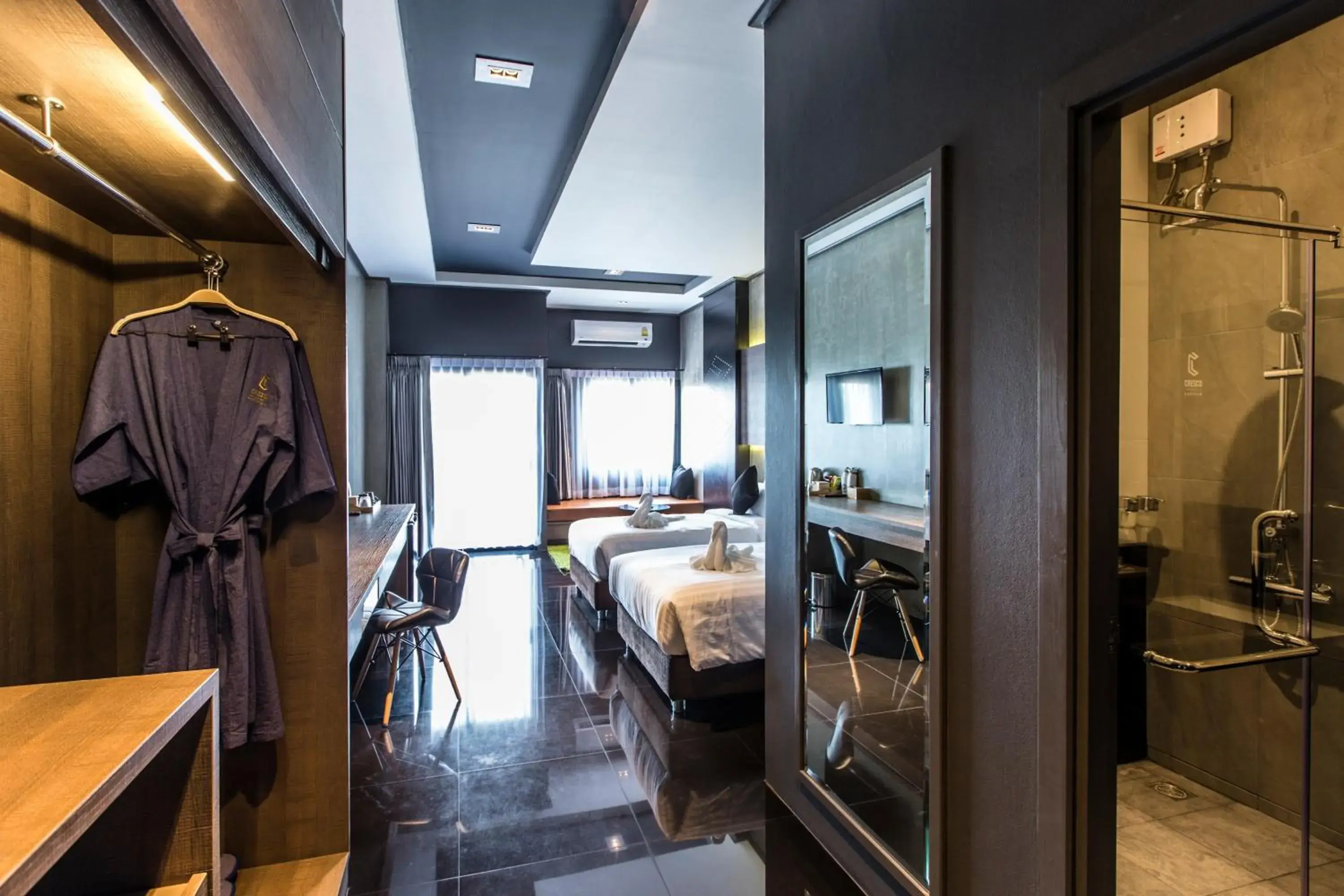 Photo of the whole room, Bed in Cresco Hotel Buriram Photo of the whole room, Bed in Cresco Hotel Buriram