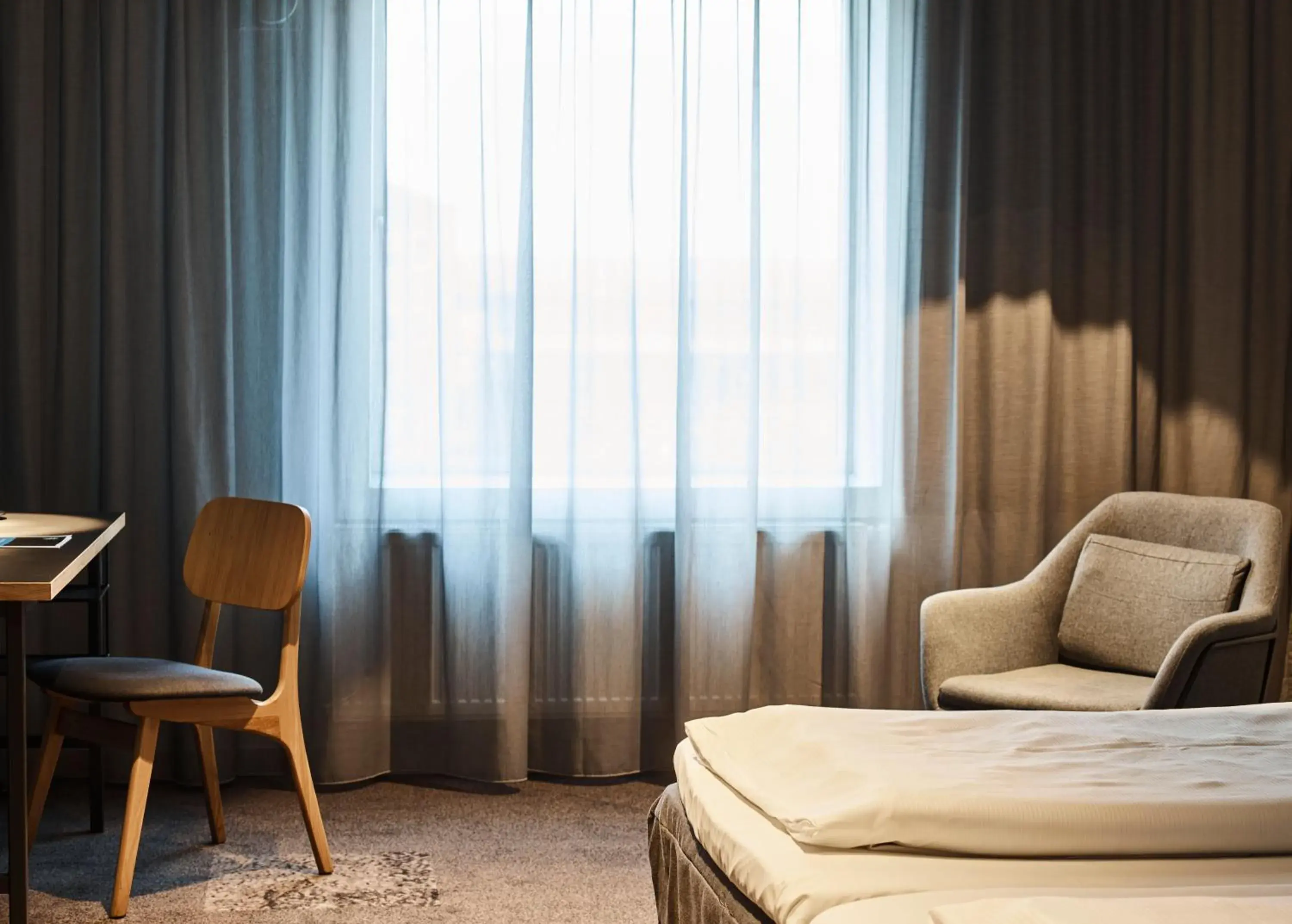 Seating area, Bed in Thon Partner Hotel Høje Taastrup Seating area, Bed in Thon Partner Hotel Høje Taastrup