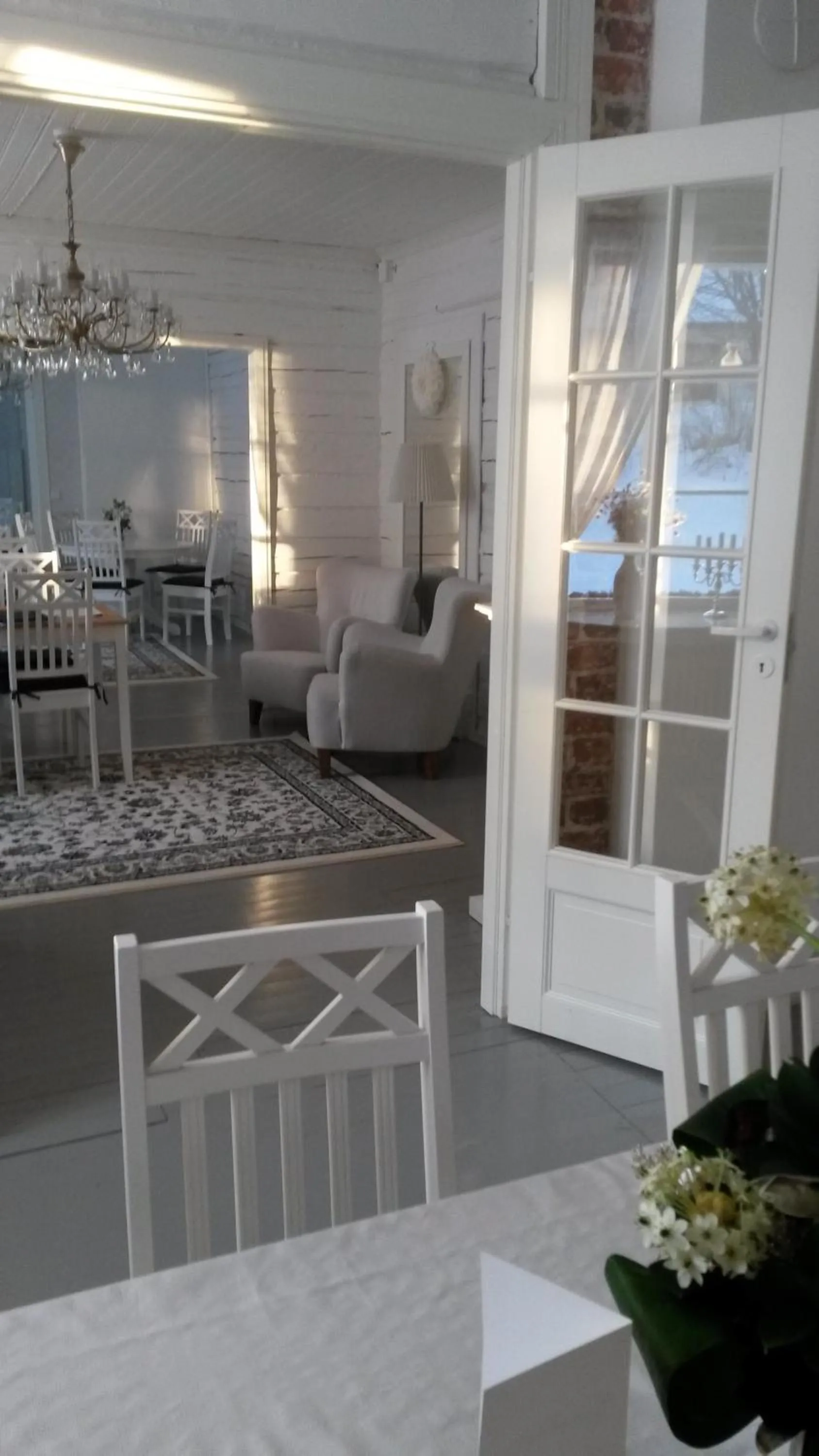 Seating area in Kyykerin Kartano