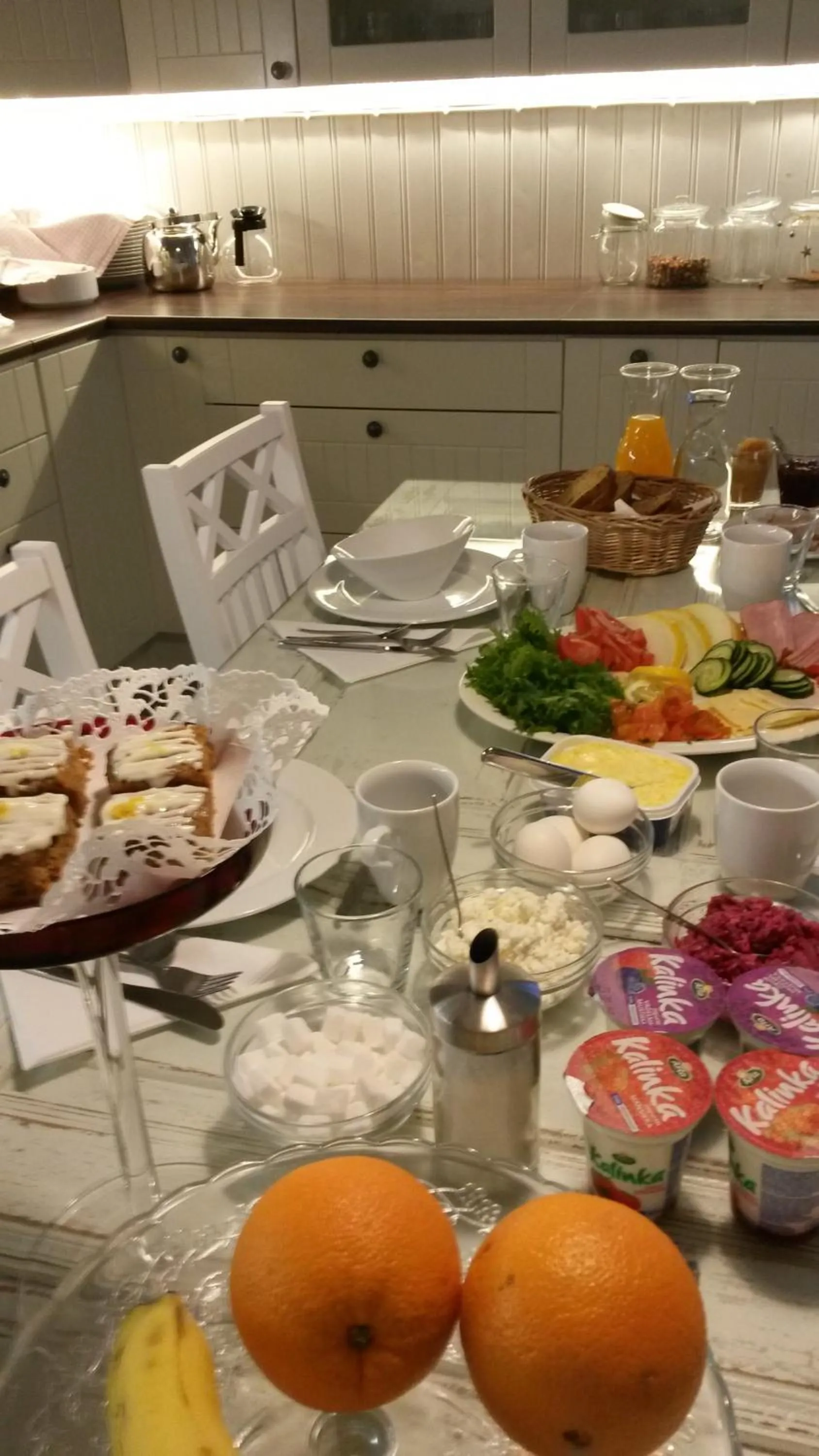 Food and drinks in Kyykerin Kartano