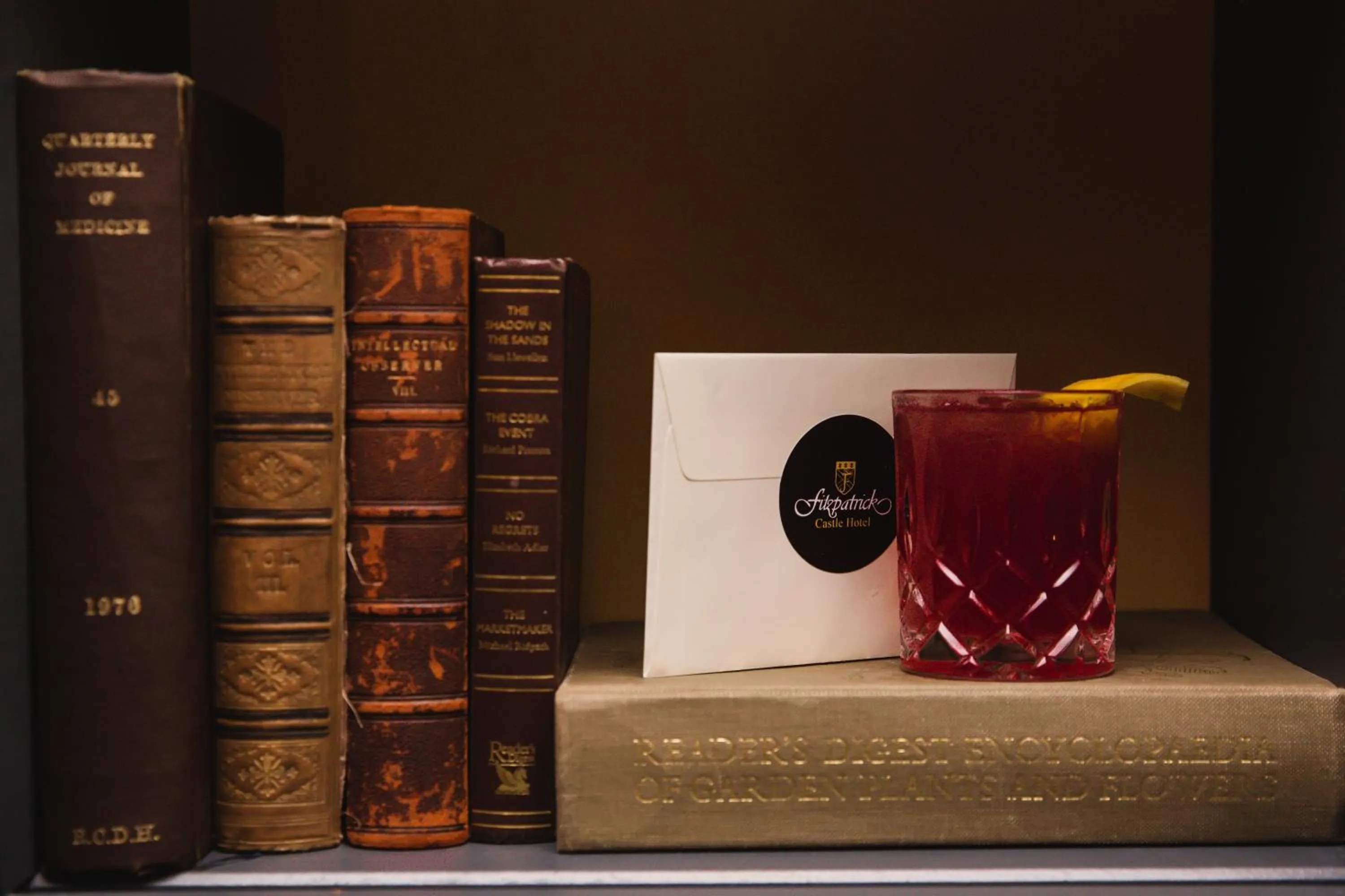 Food and drinks in Fitzpatrick Castle Hotel