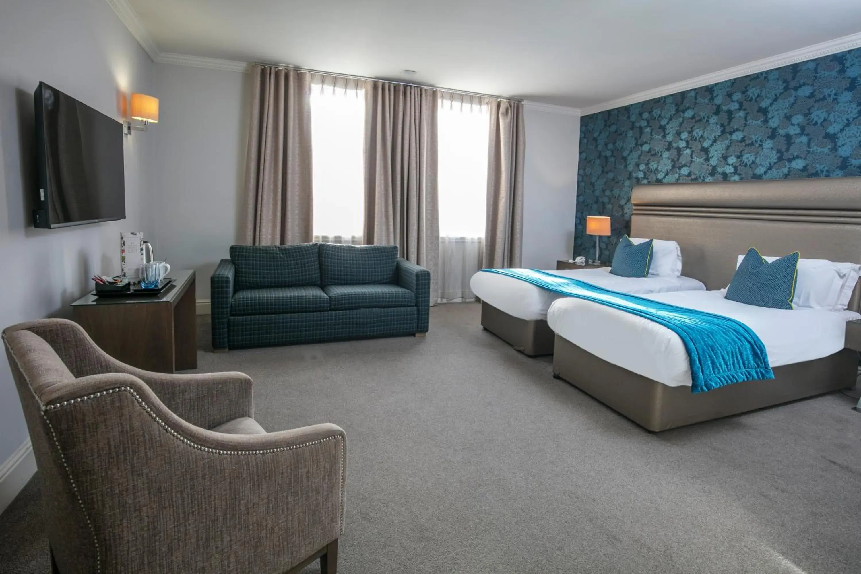 Bedroom, Bed in Crabwall Manor Hotel & Spa Bedroom, Bed in Crabwall Manor Hotel & Spa