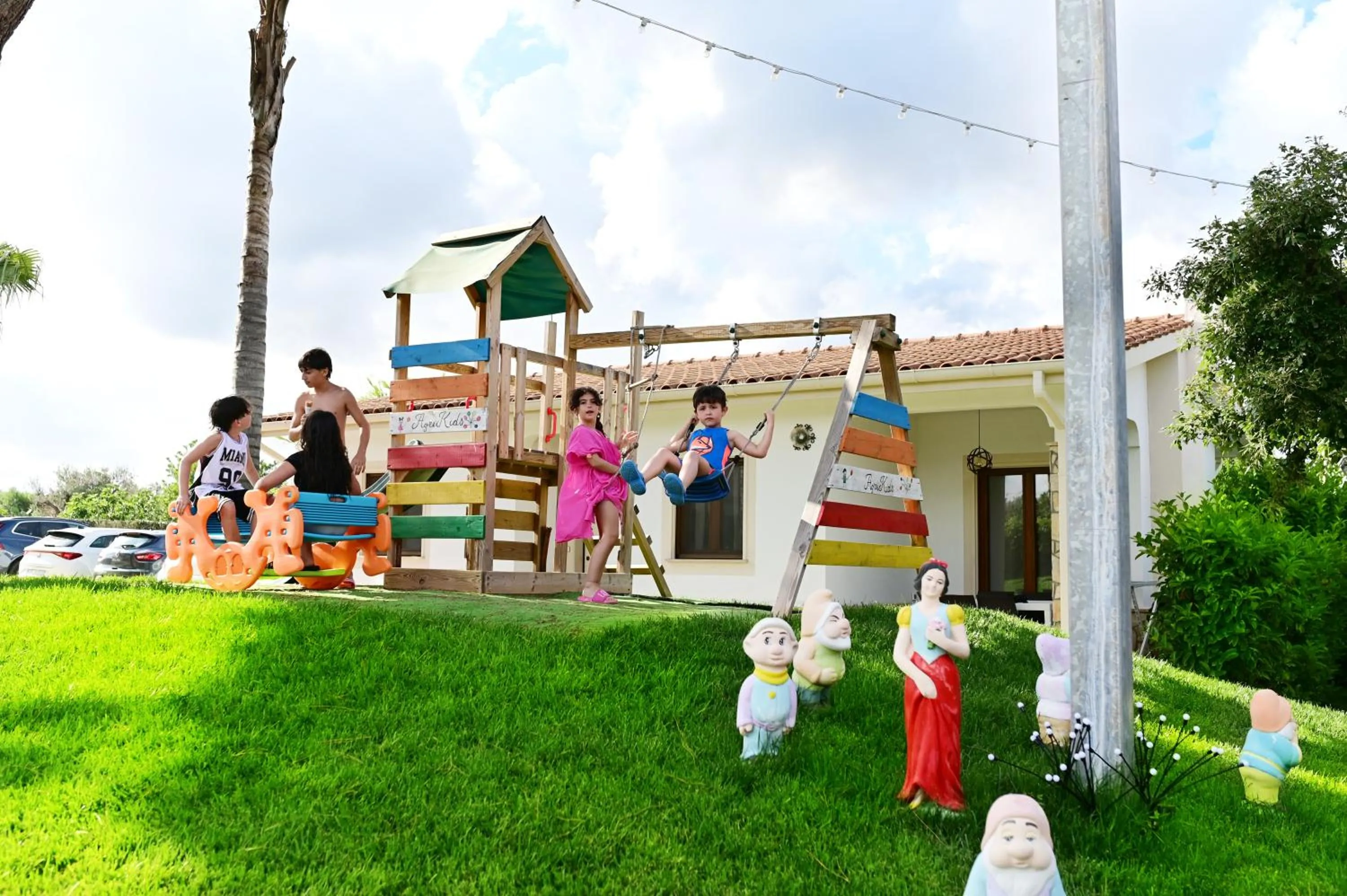 Children play ground in AgriFamily Village