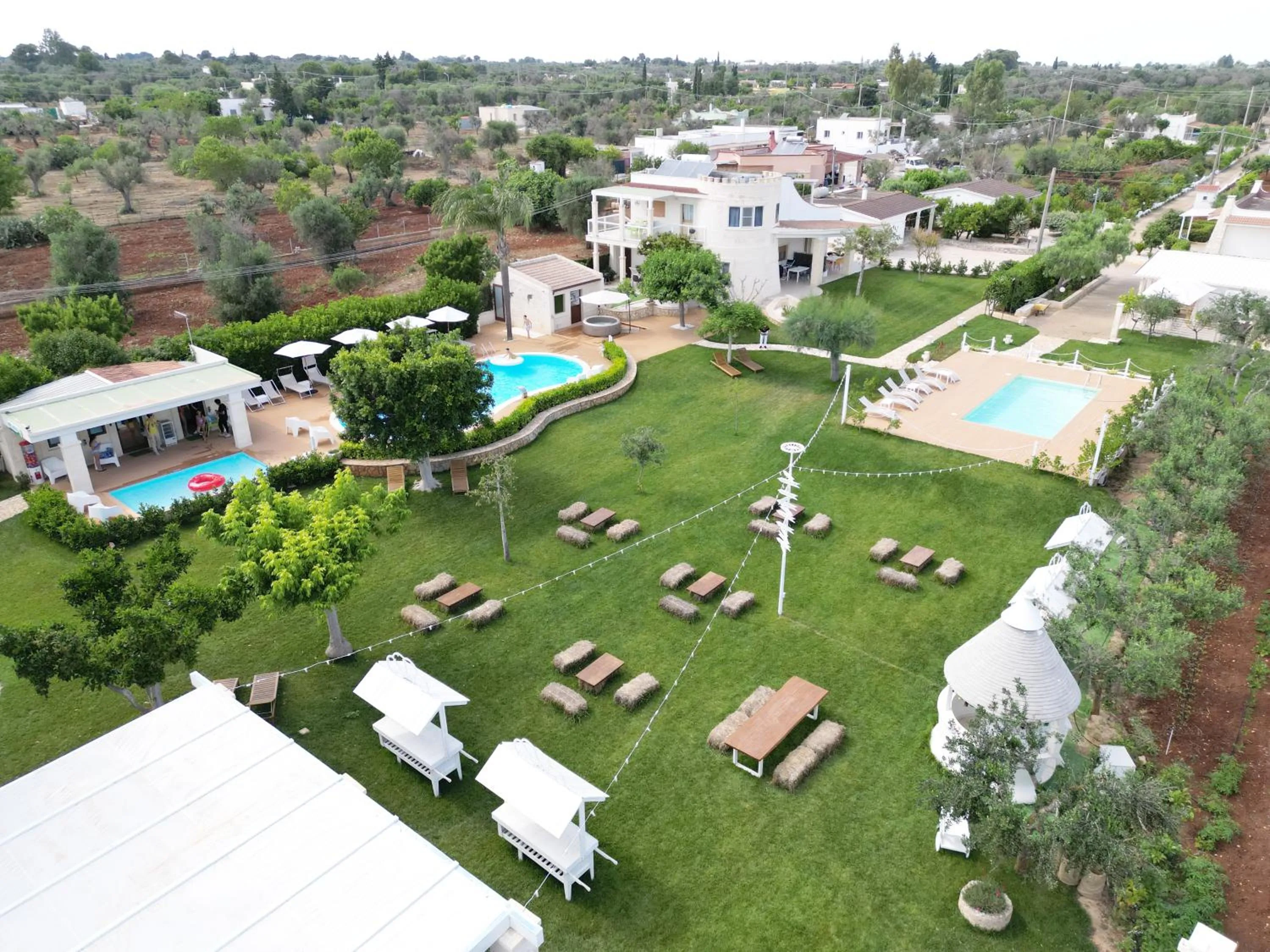Bird's eye view in AgriFamily Village