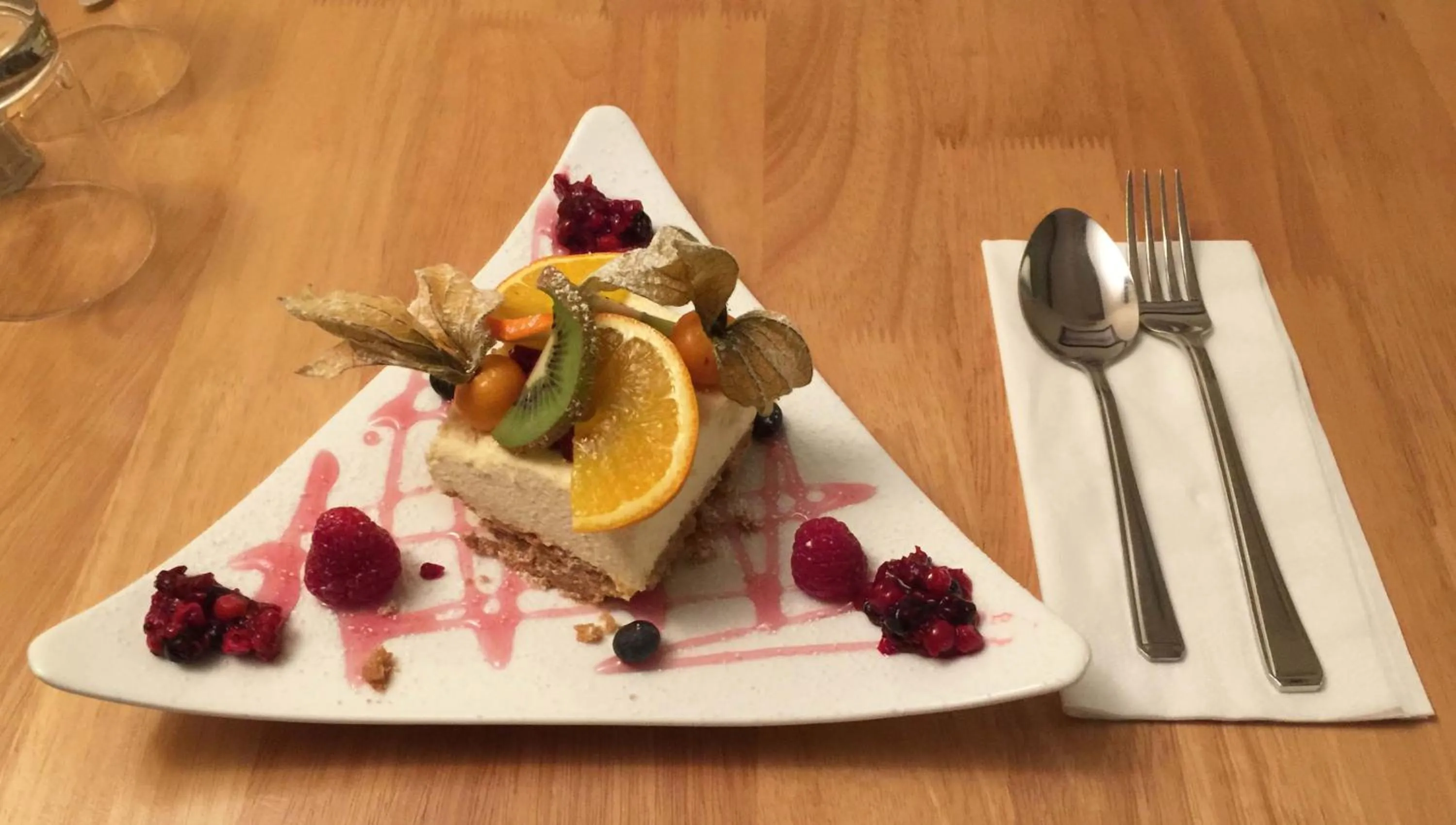 Food close-up in Rose & Crown