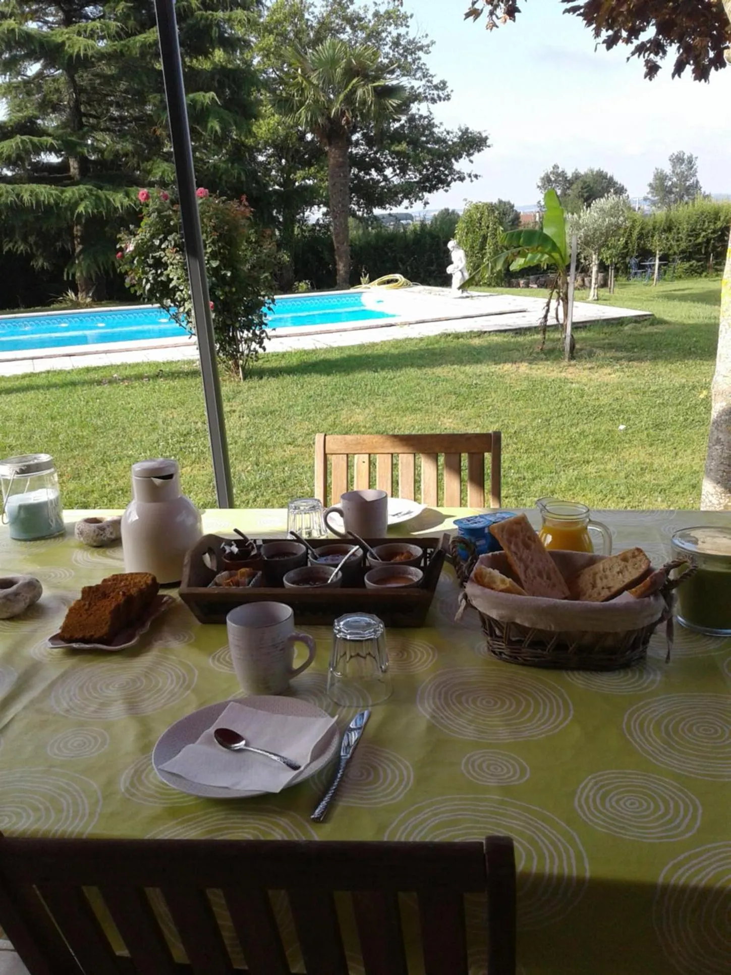 Patio in La Bergerie De Valerie