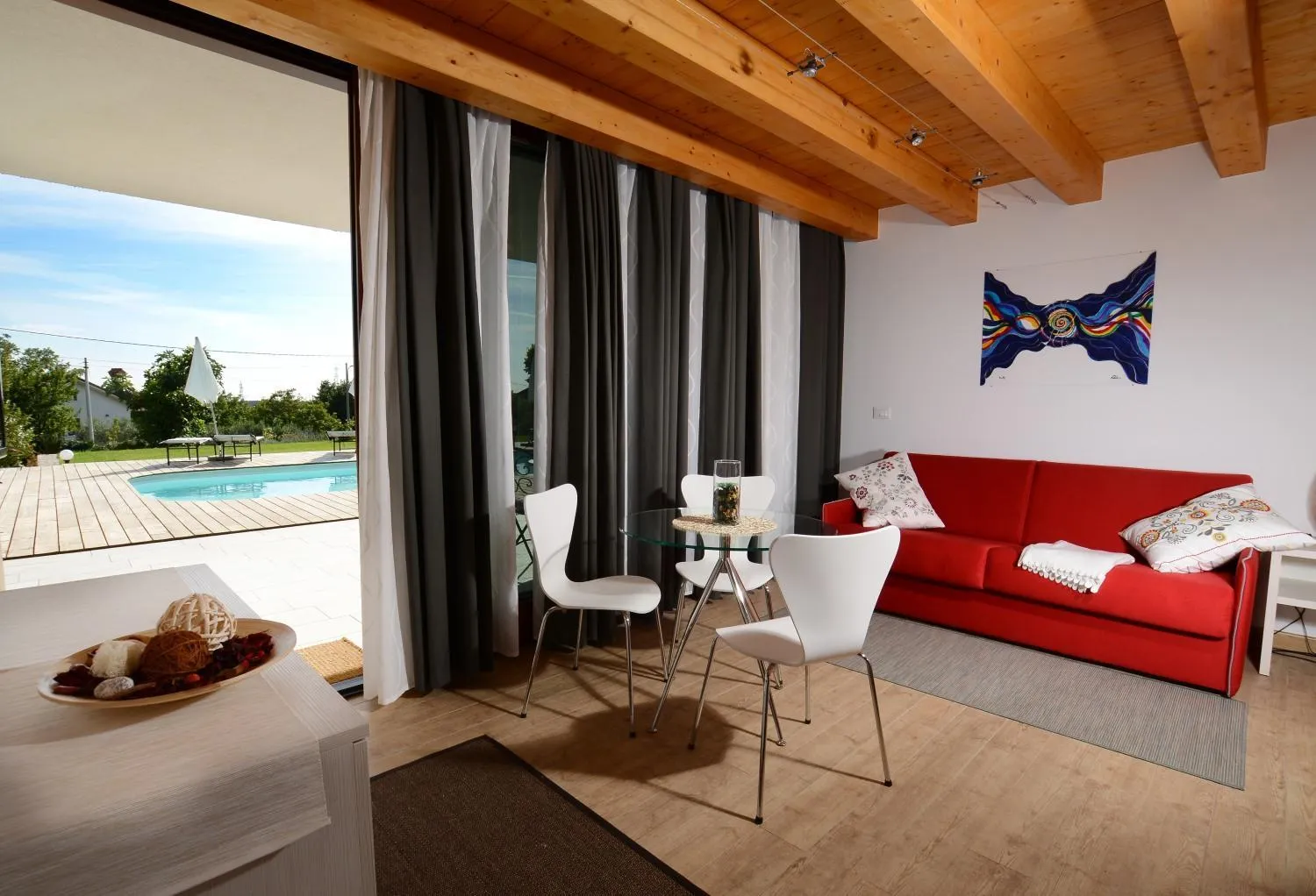 Living room in B&B Sgonico