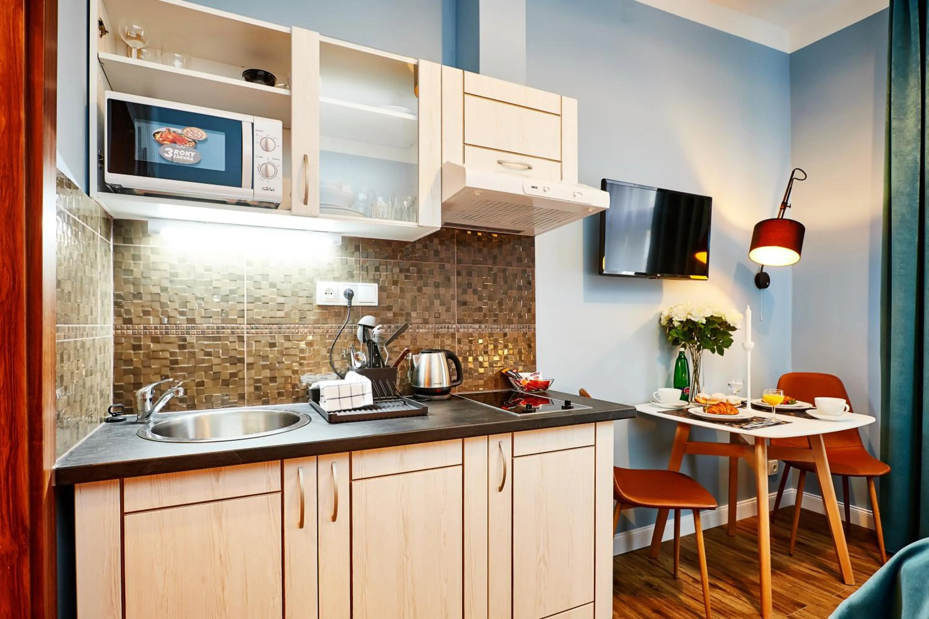 Kitchen or kitchenette in Residence Vaclavska