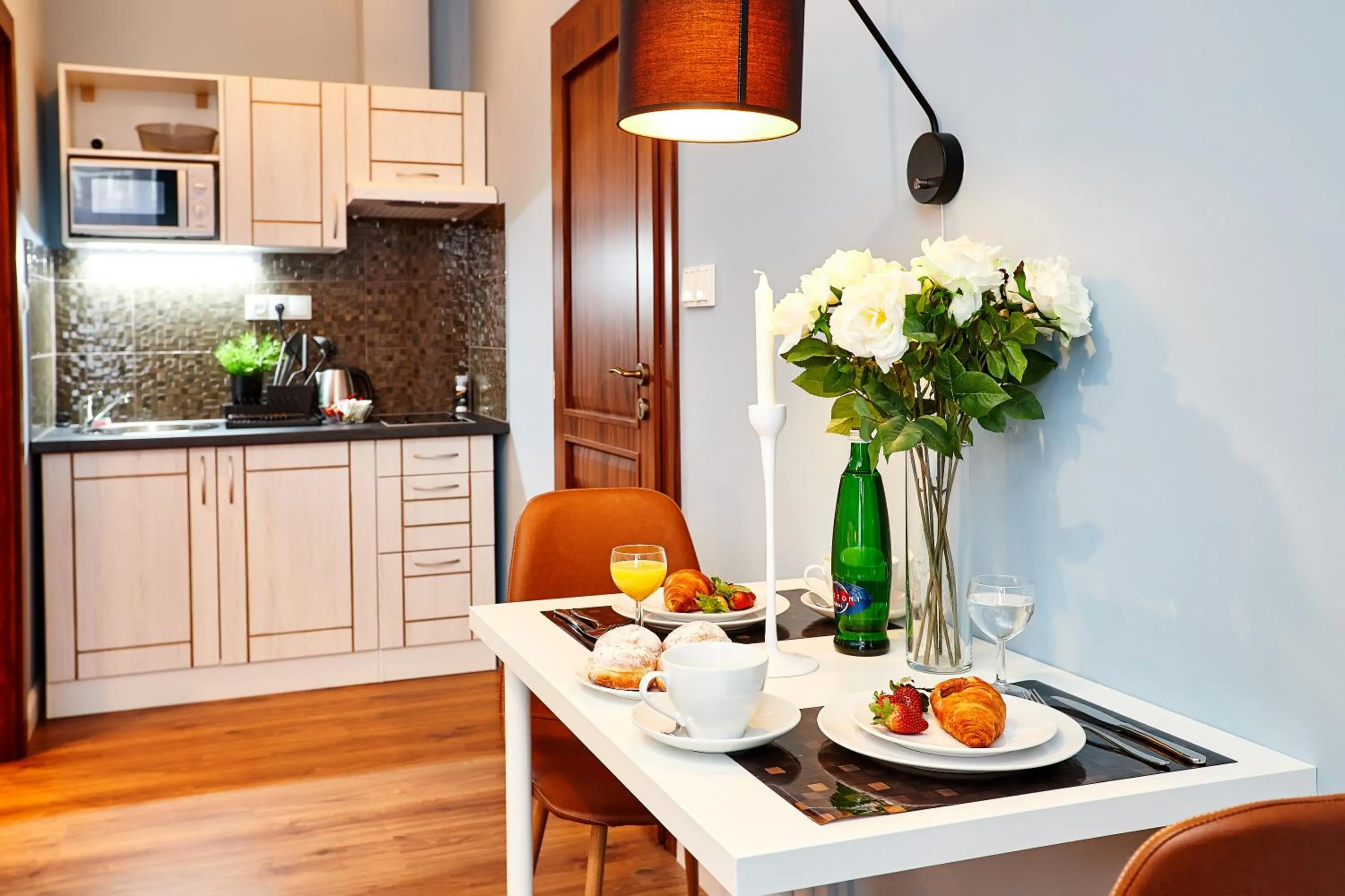 Kitchen or kitchenette in Residence Vaclavska