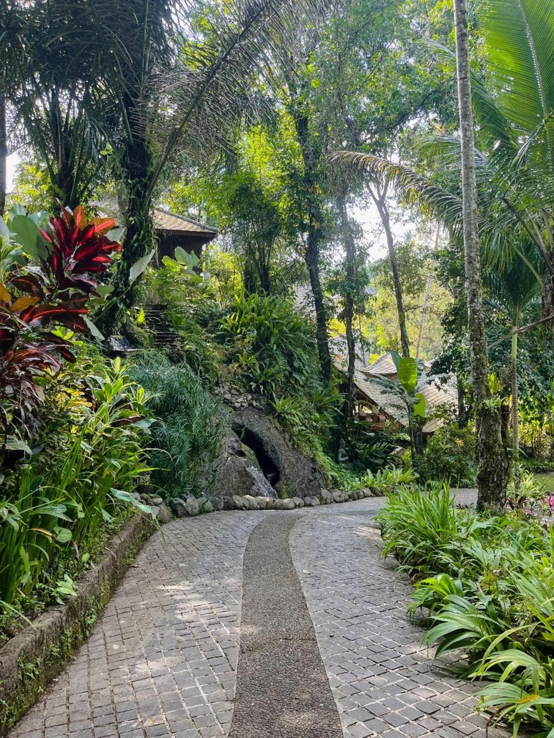 Inner courtyard view in Permata Ayung Private Estate