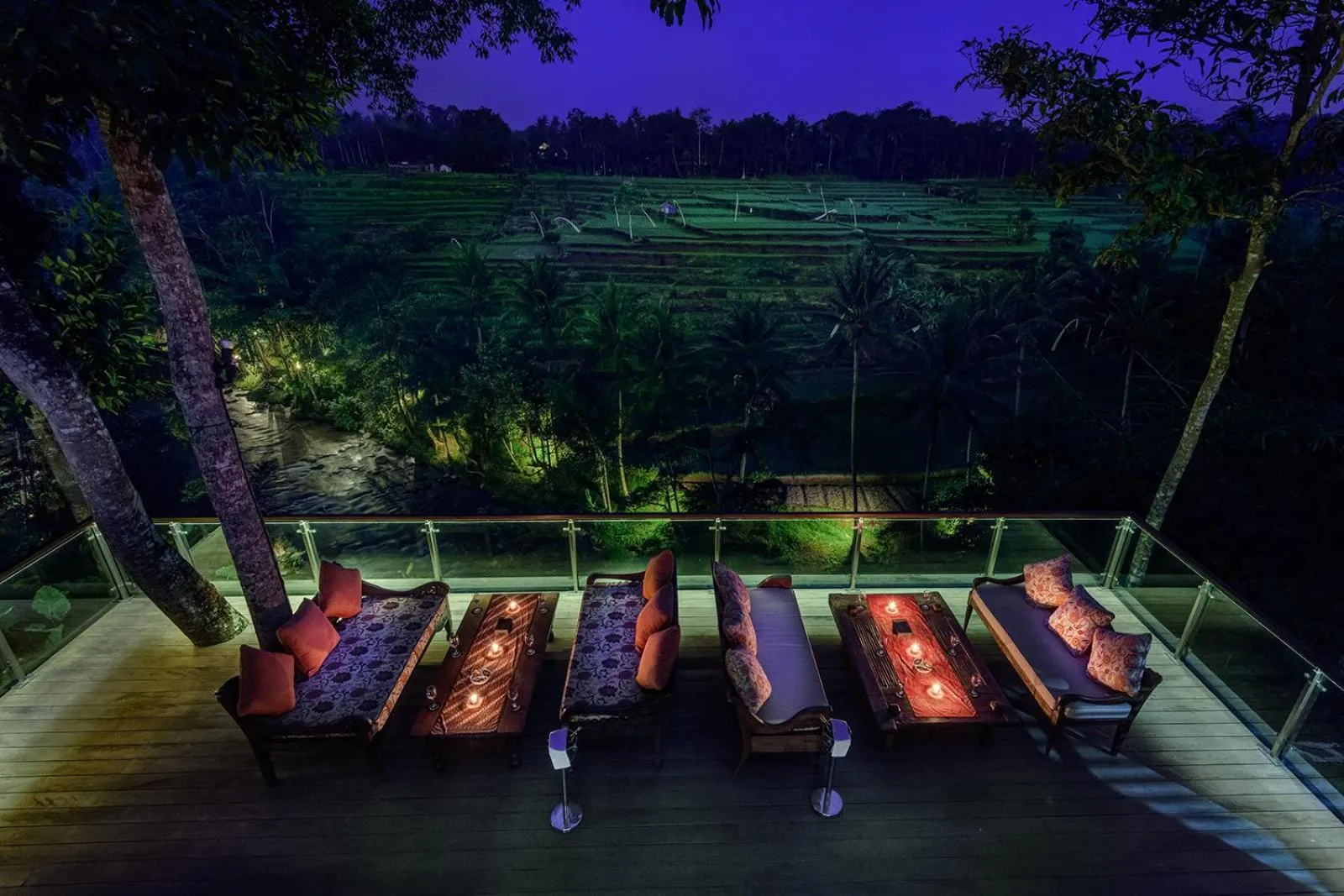 Night in Permata Ayung Private Estate