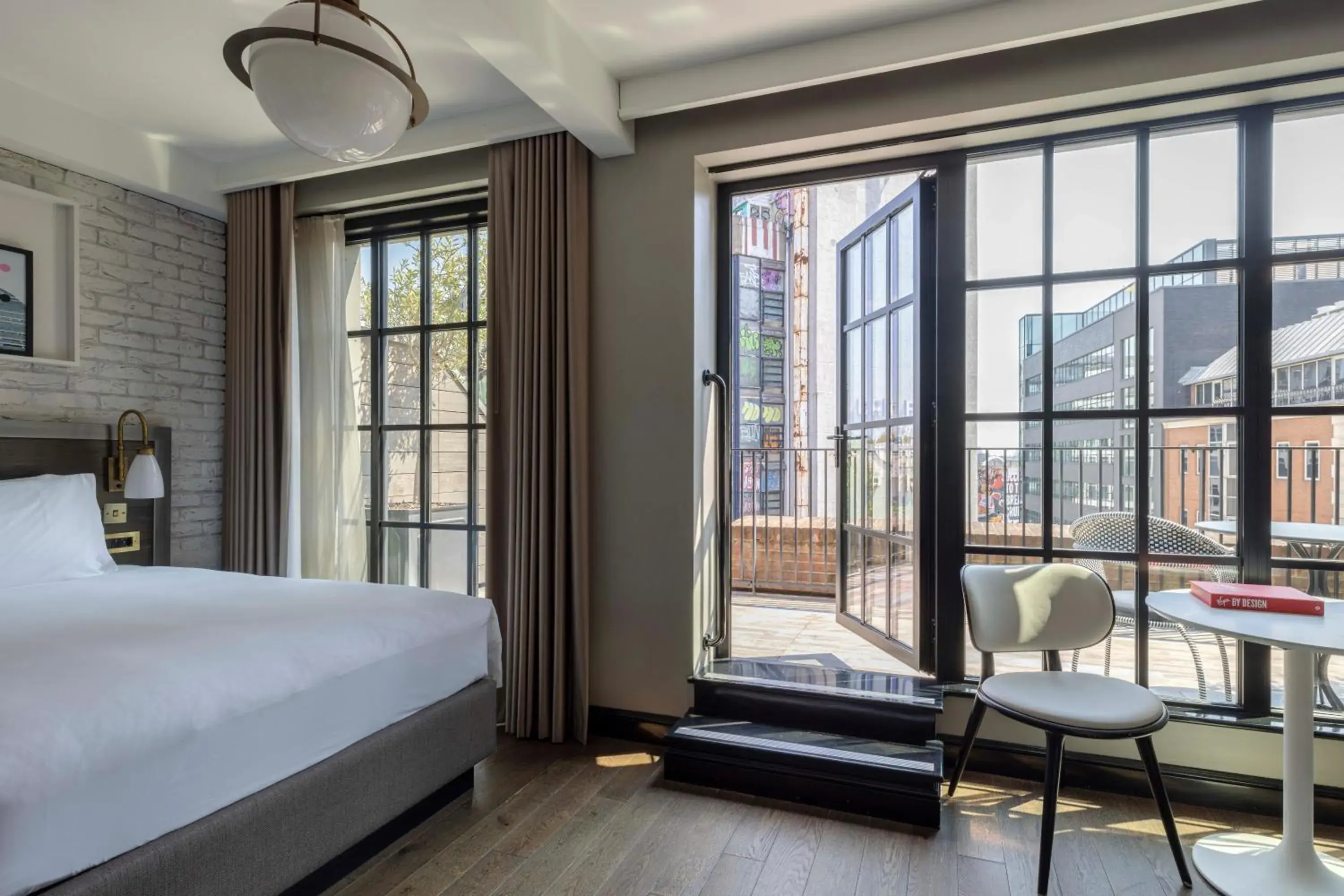 Bedroom, Bed in Mondrian London Shoreditch Bedroom, Bed in Mondrian London Shoreditch