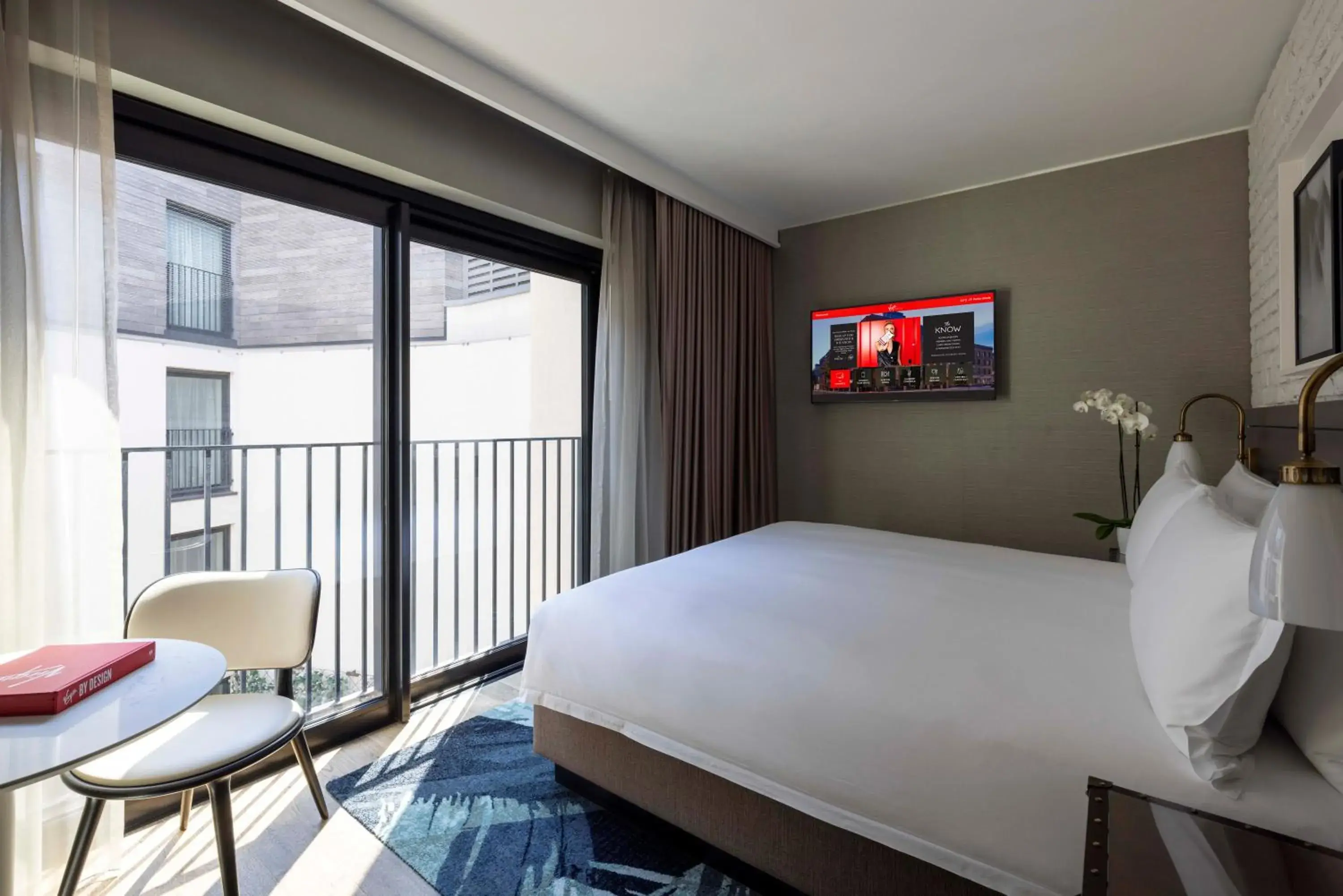 Bedroom, Bed in Mondrian London Shoreditch Bedroom, Bed in Mondrian London Shoreditch