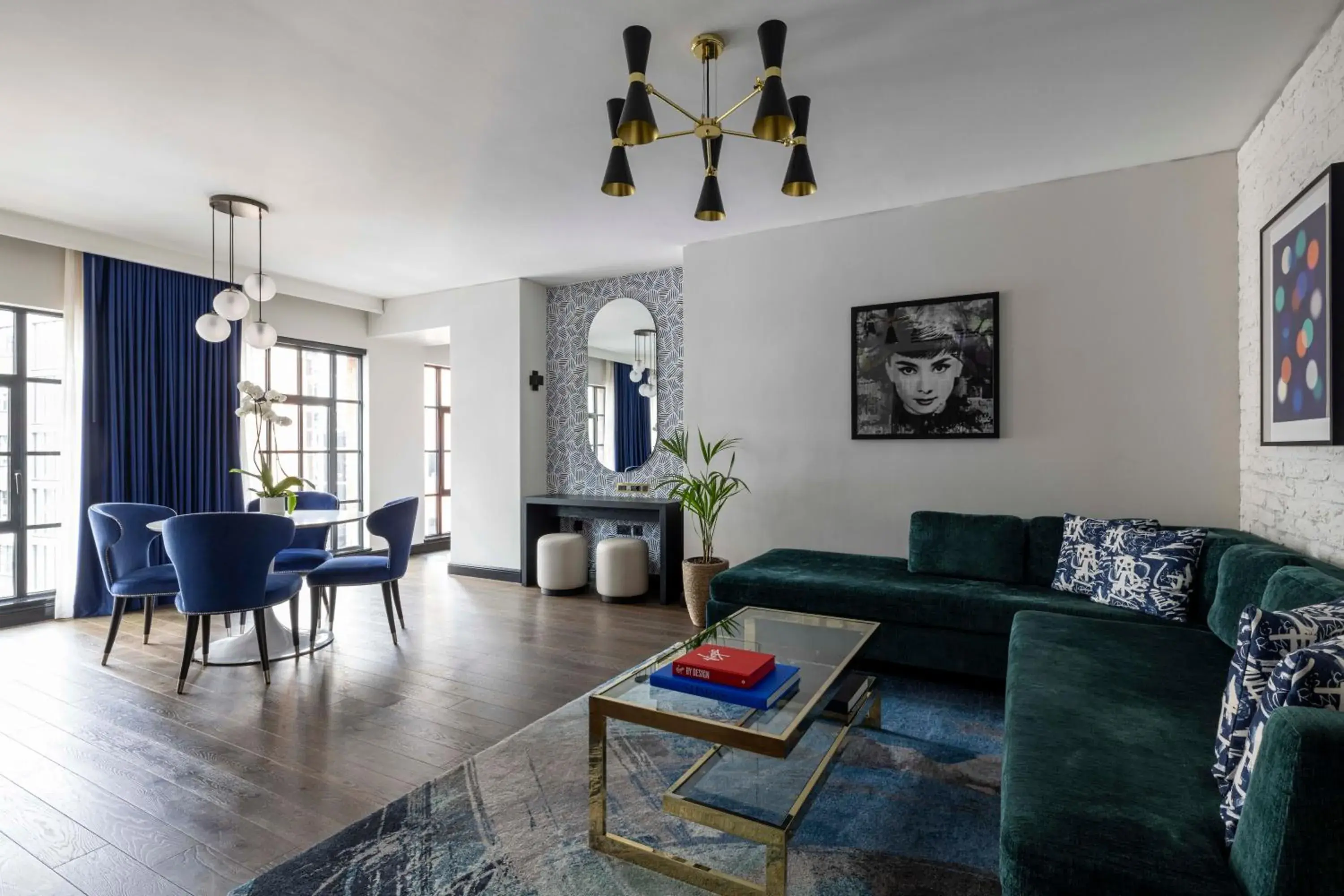 Living room in Mondrian London Shoreditch Living room in Mondrian London Shoreditch