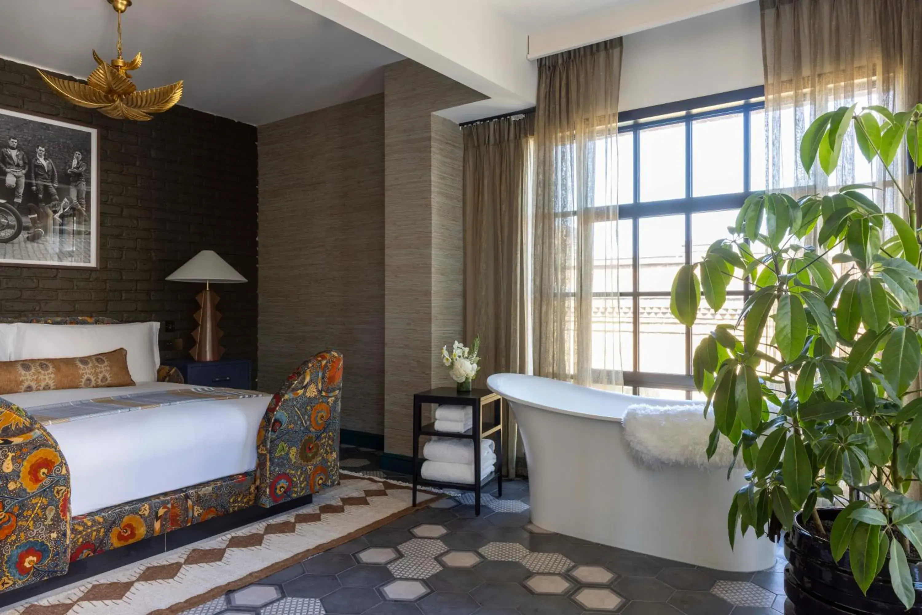 Photo of the whole room, Bed in Virgin Hotels London - Shoreditch Photo of the whole room, Bed in Virgin Hotels London - Shoreditch