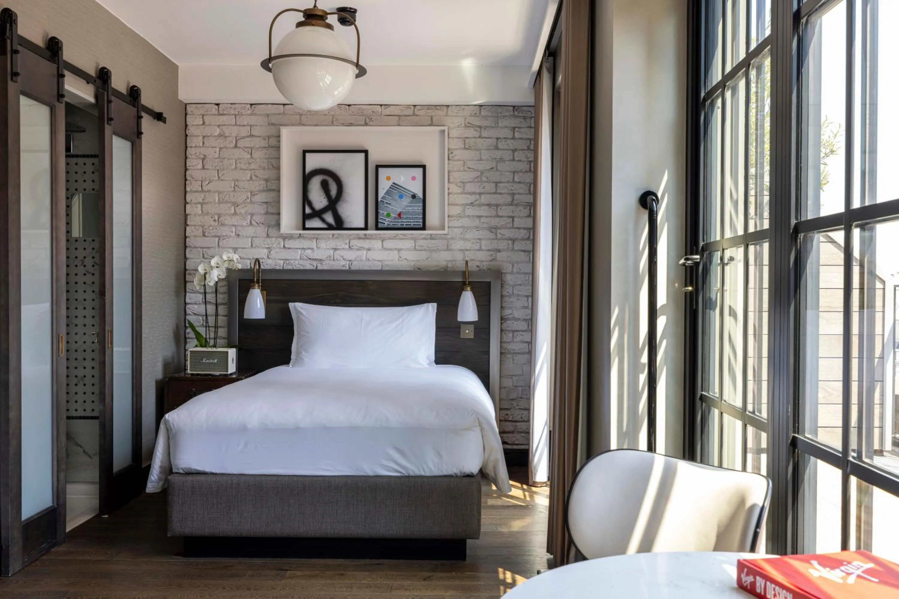 Bedroom, Bed in Mondrian London Shoreditch