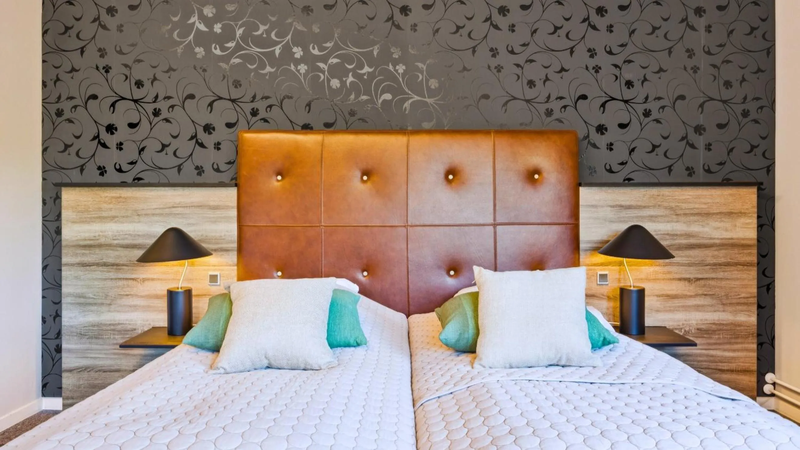 Bed in Hotel Lautrup Park