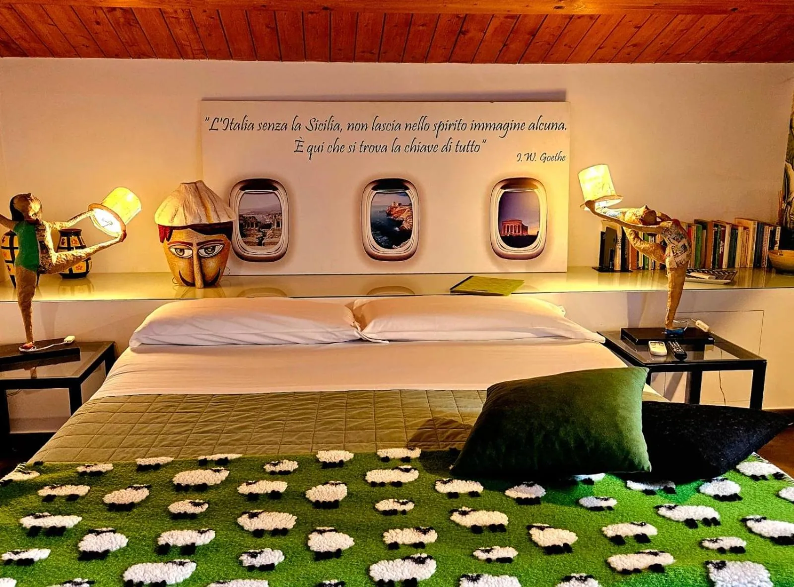 Bed in La Foresteria Garden Boutique B&B