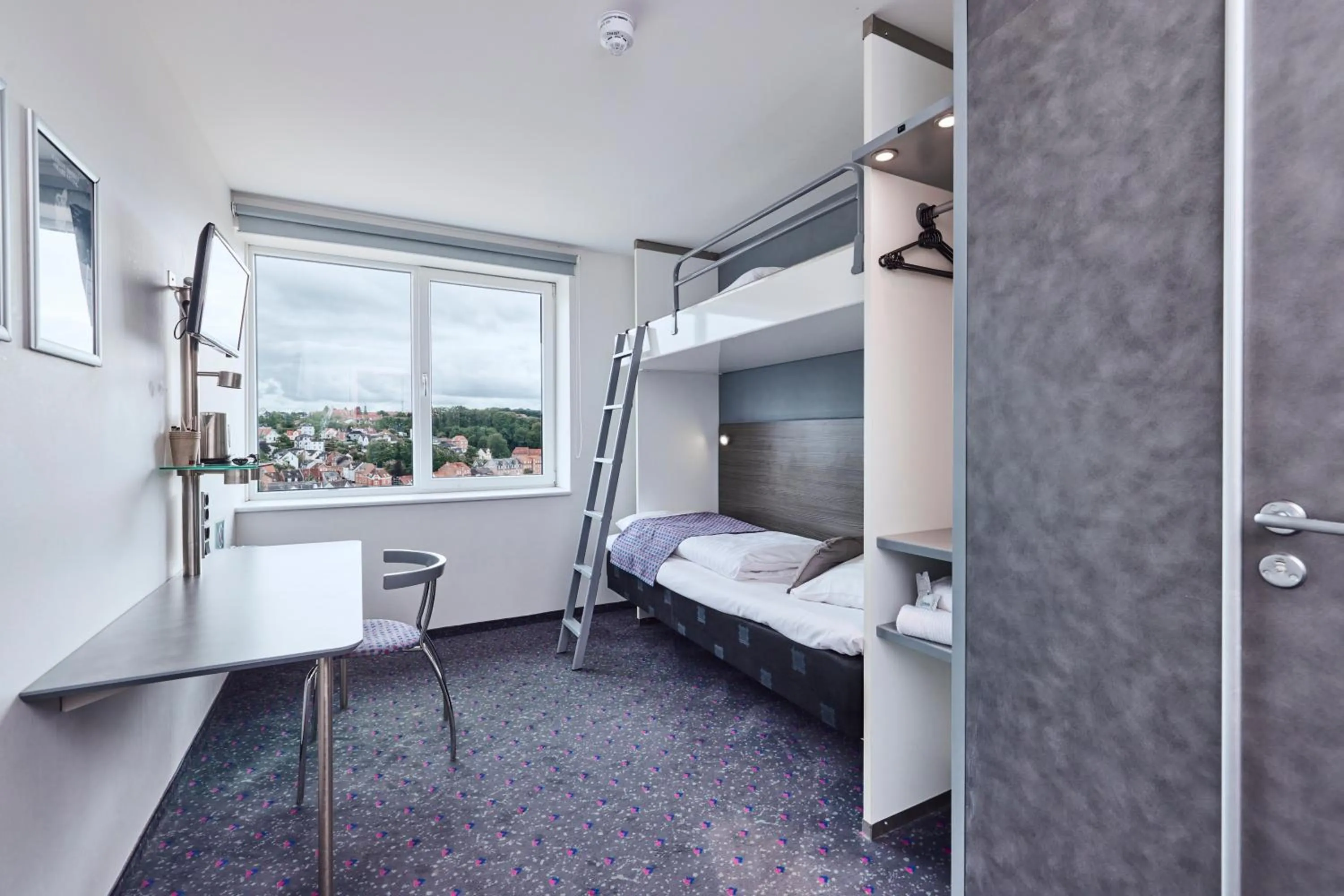 Bed in Hotel Cabinn Vejle