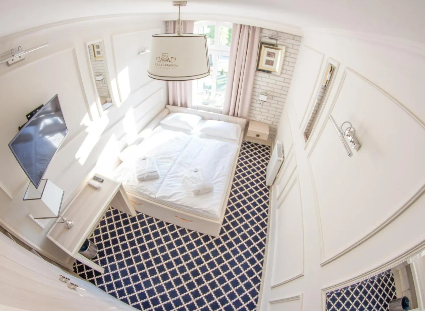 Bed in Willa Legenda Hotel Adults Only