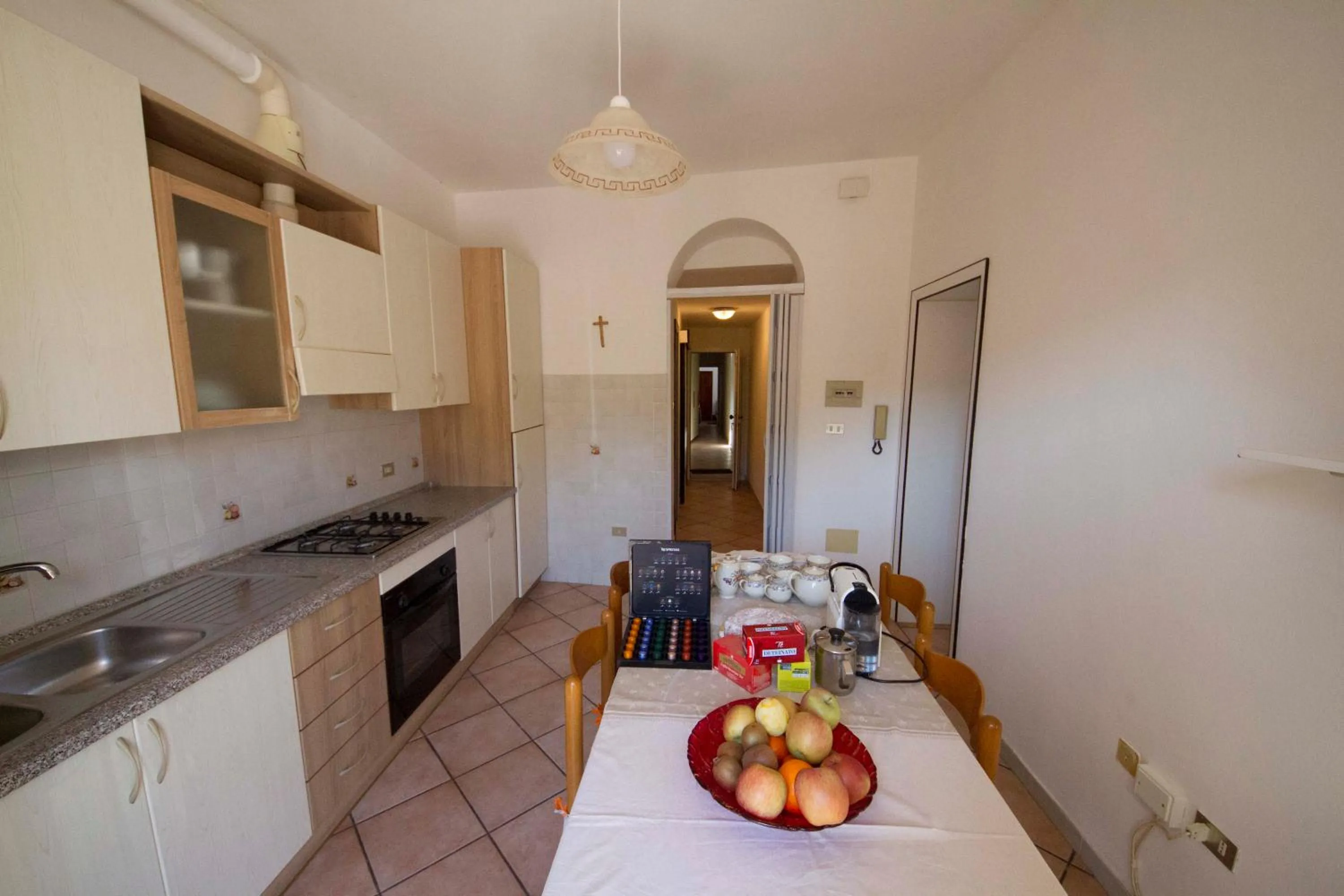 Communal kitchen in Bed & Breakfast Porta Santi