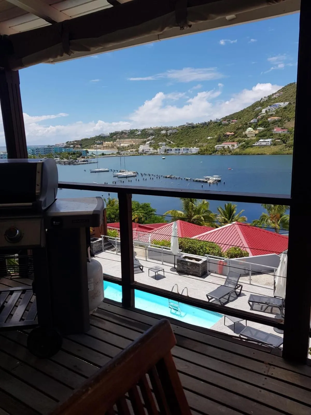 Patio in Les Balcons d'Oyster Pond