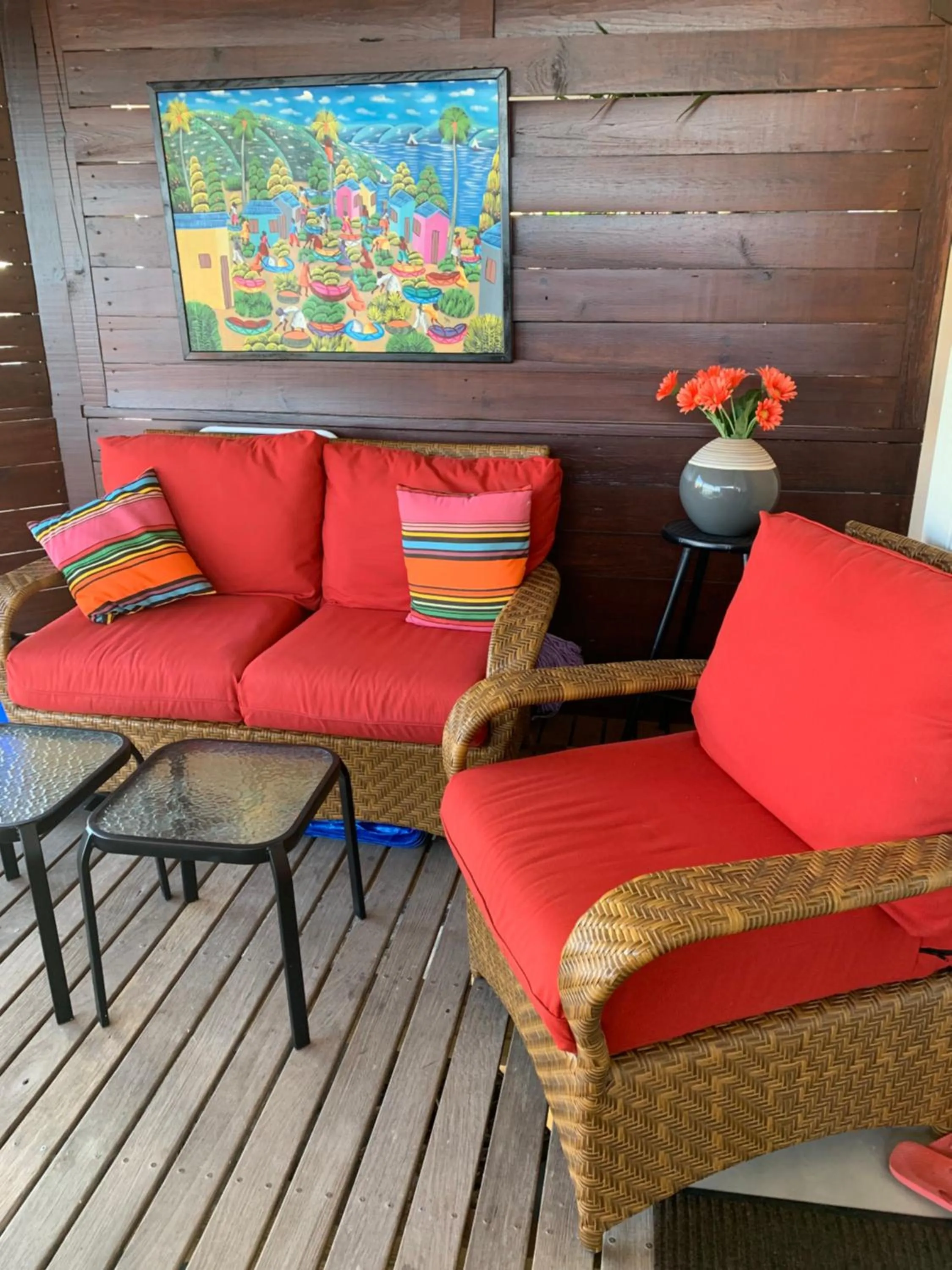 Patio in Les Balcons d'Oyster Pond