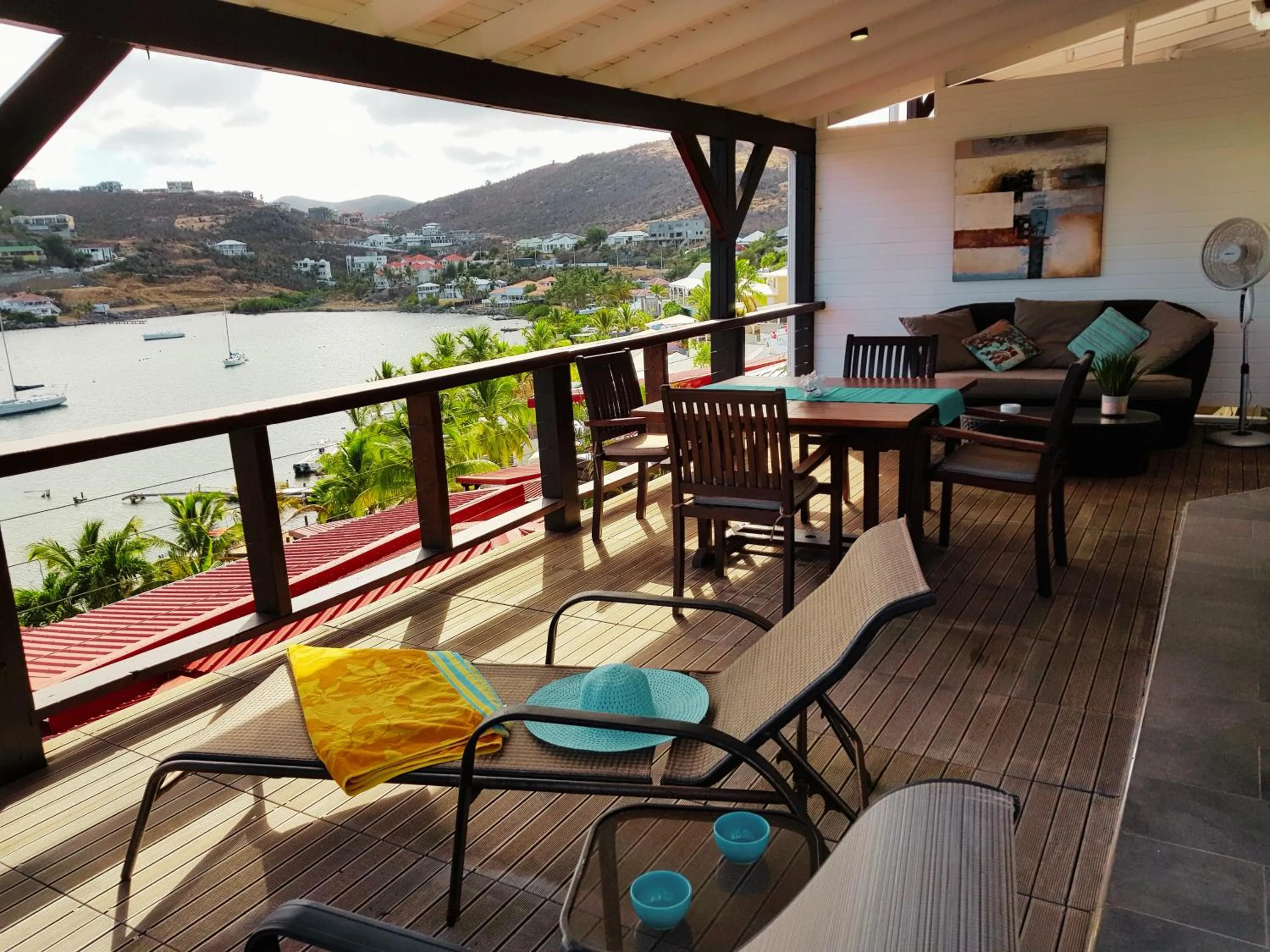 Patio in Les Balcons d'Oyster Pond