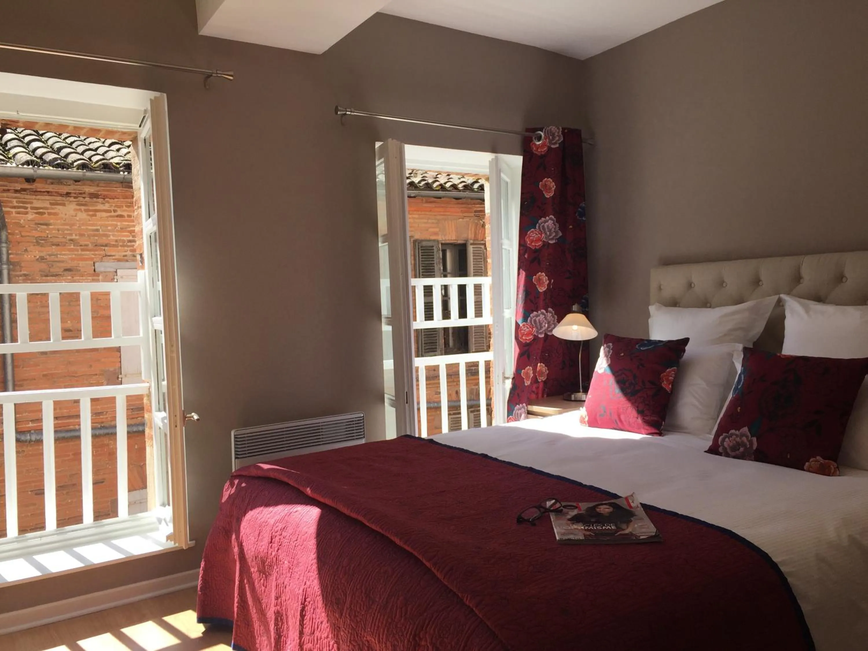 Bedroom, Bed in L'appart du Cloitre