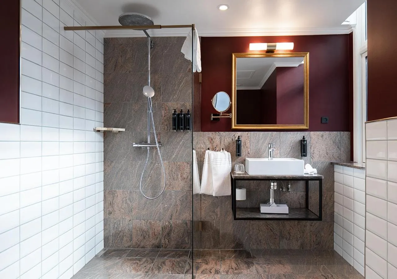 Bathroom in ProfilHotels Copenhagen Plaza